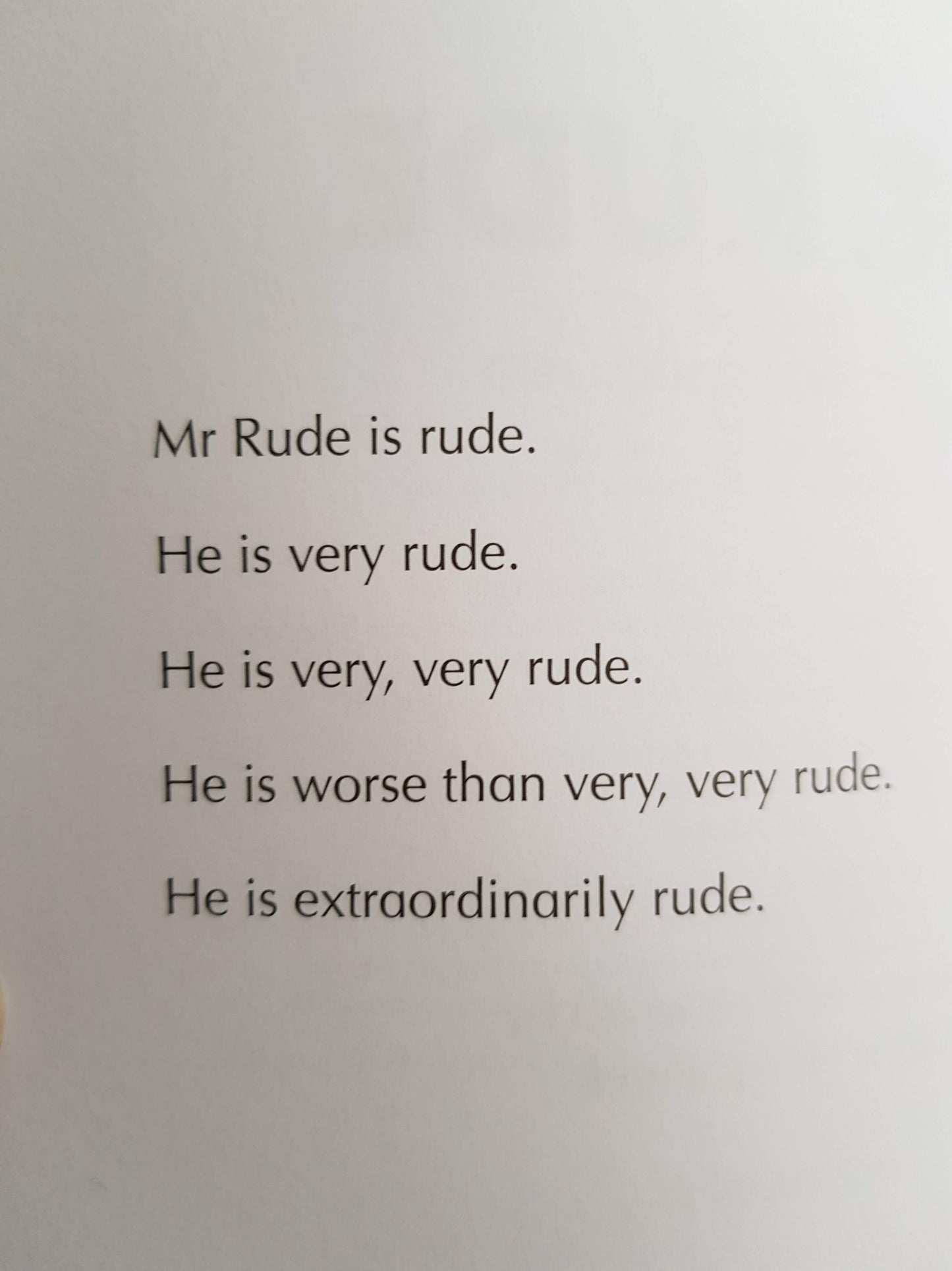 Mr. Rude Like New Mr Men/Little Miss (4615786397751) (8297207791833)