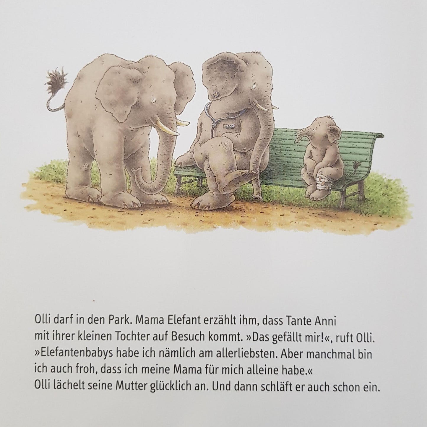 2 Bücher: Piep und Matz auf dem spielplatz, Olli der kleine Elefant Like New Not Applicable (4596703985719)