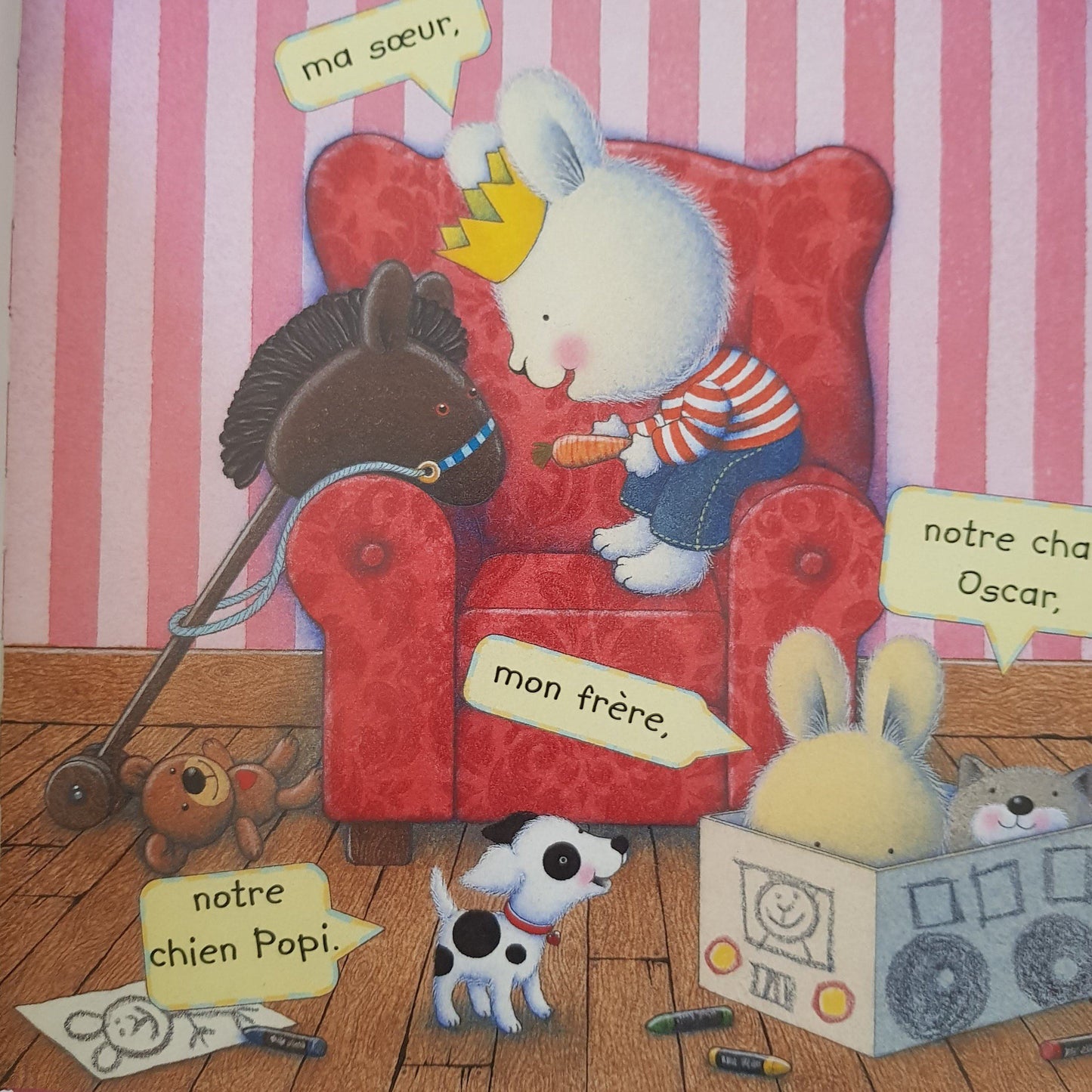 2 livre:Ce que j'aime ma famille & Ce que j'aime de amis Like New Not Applicable (4593186308151)