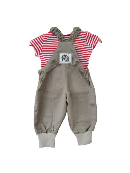 2 Tops+ 1 Dungarees I am about, 0-6 months I am about (4608319848503)