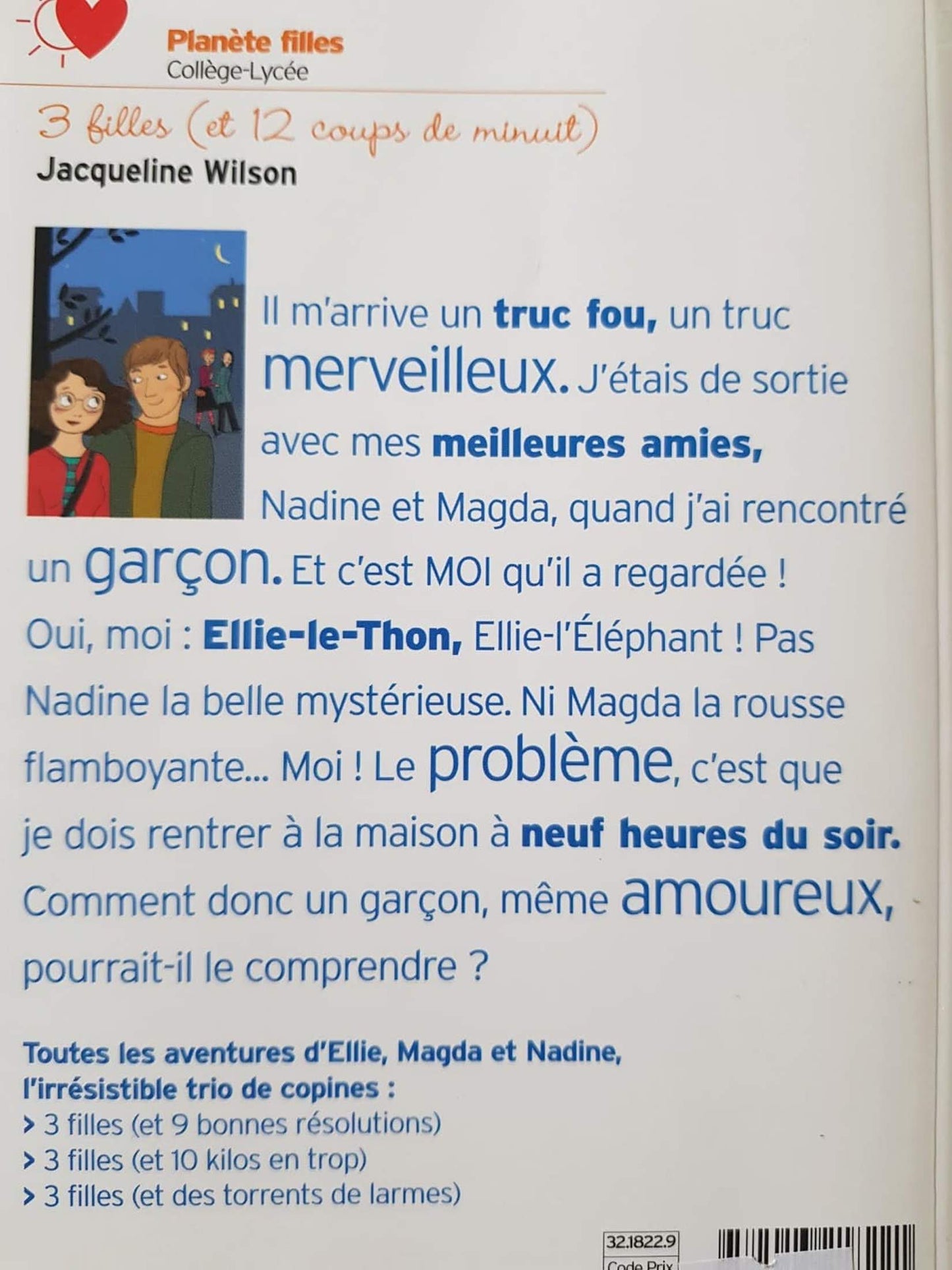 3 Filles (et 12 coups de minuit) Like New Jacquiline Wilson (6243837903033)