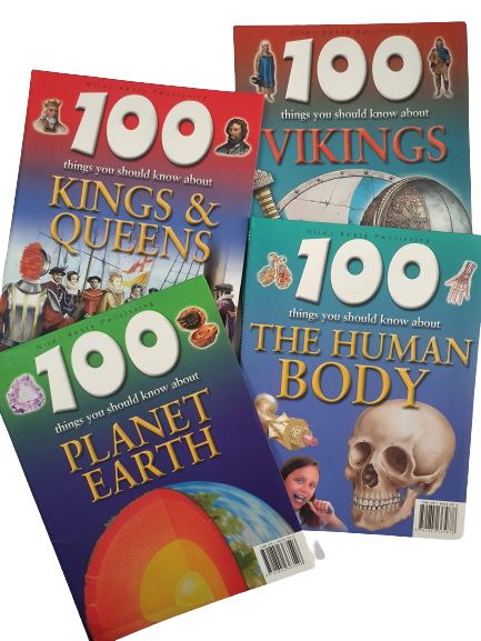 4 Books set : 100 things to know Like New, 8-12 Years Recuddles.ch (7071882346681)