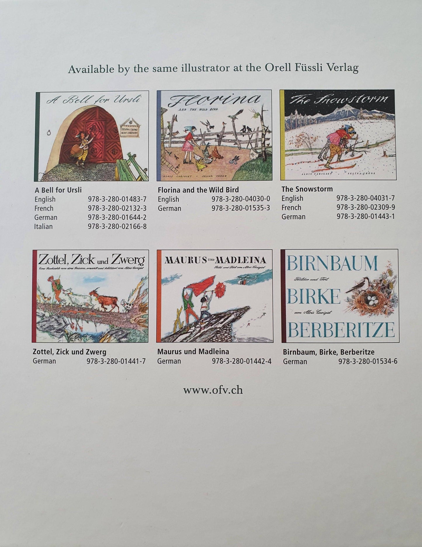 A Bell for Ursli Like New, 4+ Yrs Recuddles.ch (6688598229177)