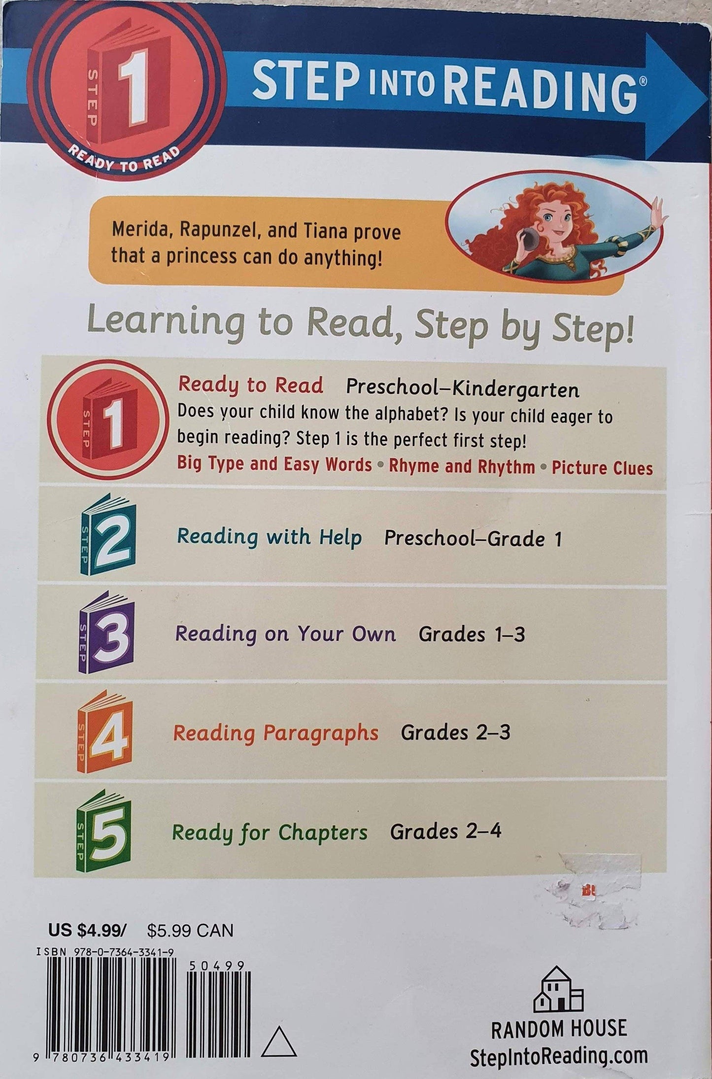 A Princess Can ! Well Read, 3-6 yrs Disney (6688597934265)