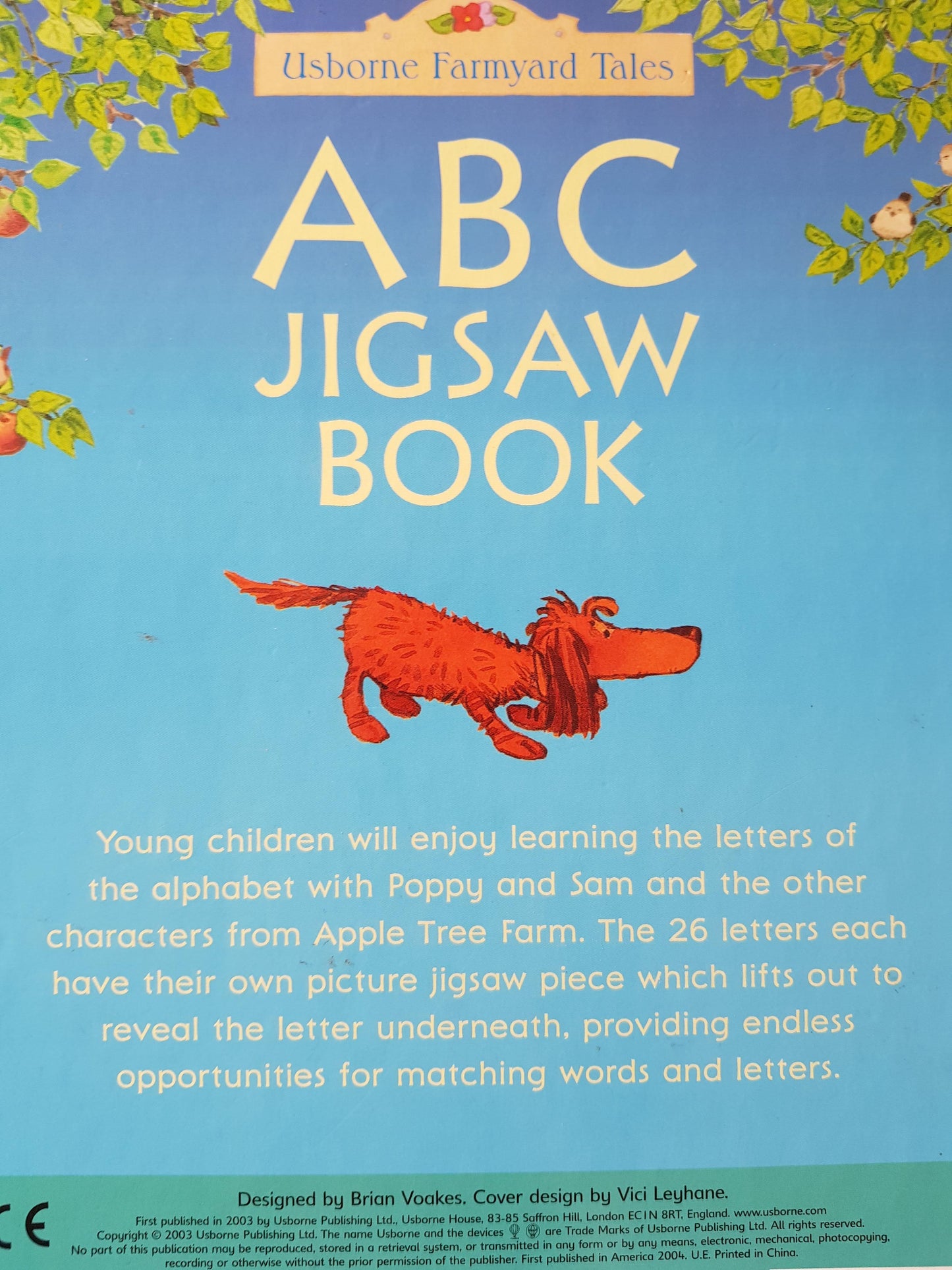 ABC Jigsaw Book Like New Usborne (6256539336889)