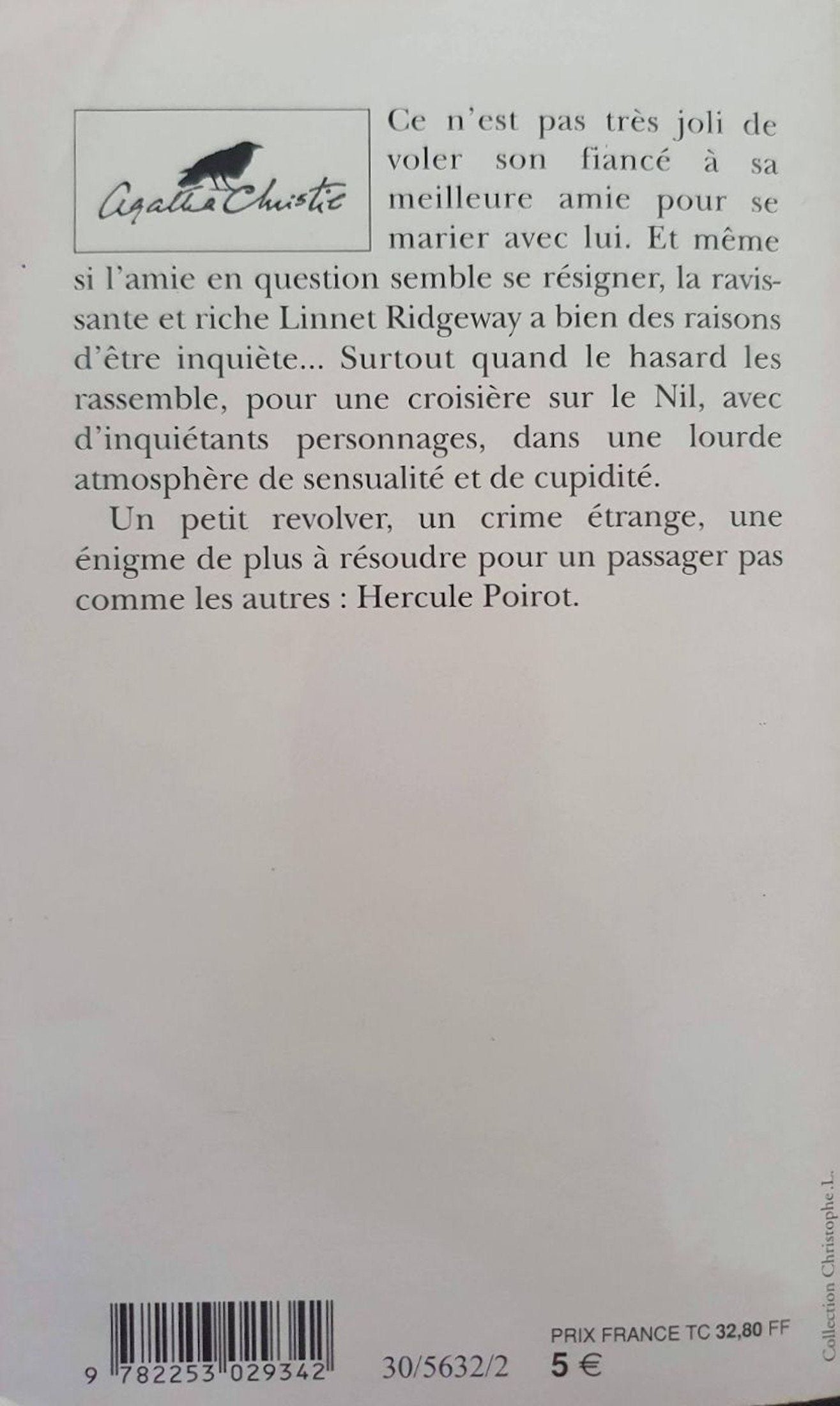 AGATHA CHRISRIE - MORT SUR LE NIL Very Good, 9+ Years Recuddles.ch (7447686545625)