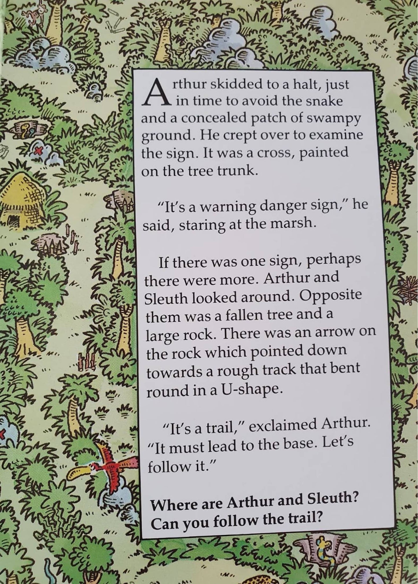 Agent Arthur's Jungle Journey Like New Usborne (6088809087161)