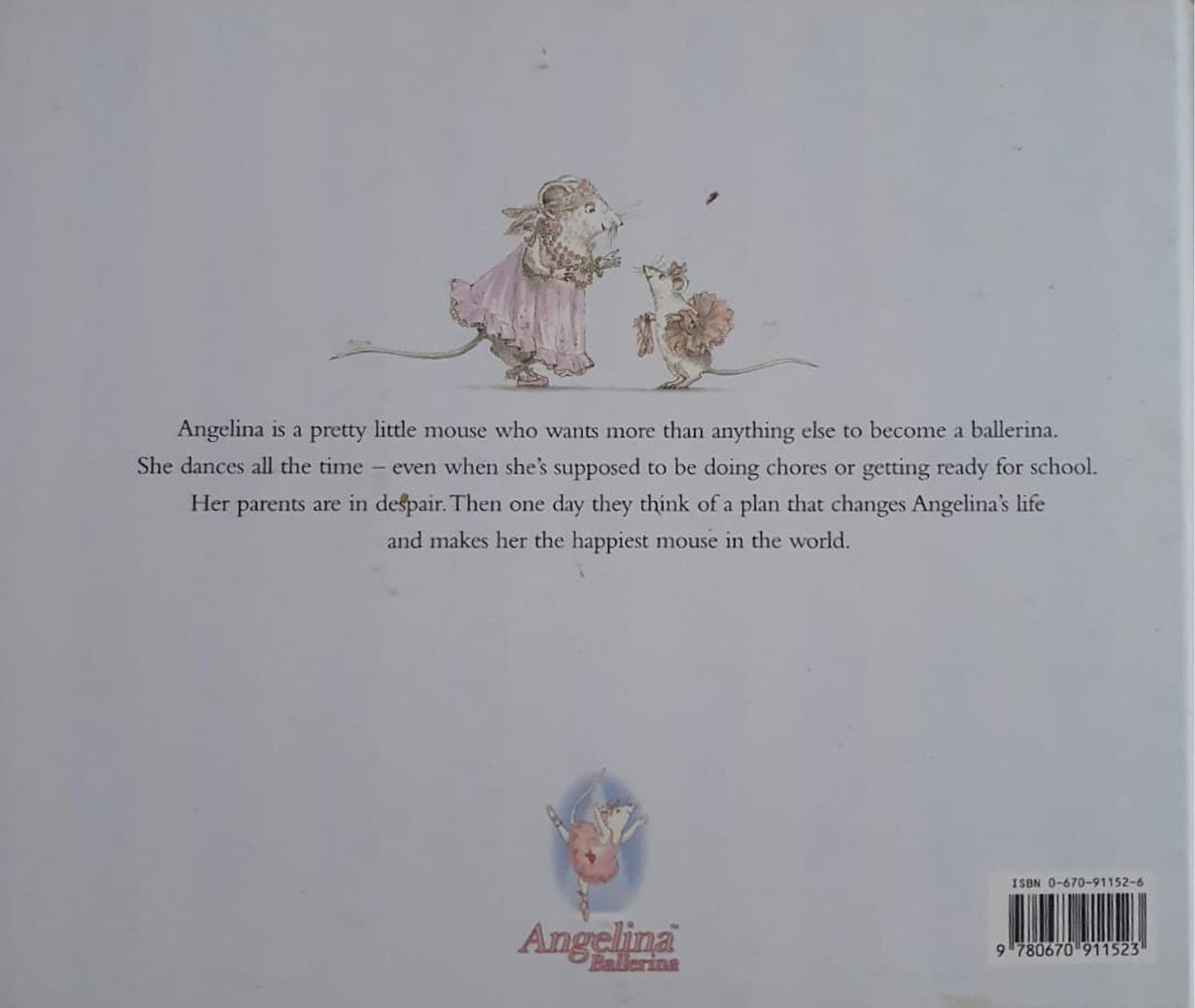 Angelina Ballerina Like New Recuddles.ch (6176346603705)