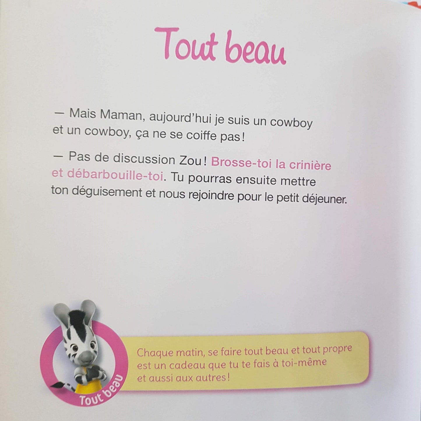 apprends la politesse avec zou Like New Not Applicable (4593185882167)