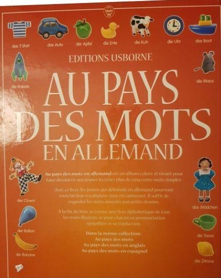 Au Pays Des Mots En Allemand Like New Not Appicable (4626502910007)