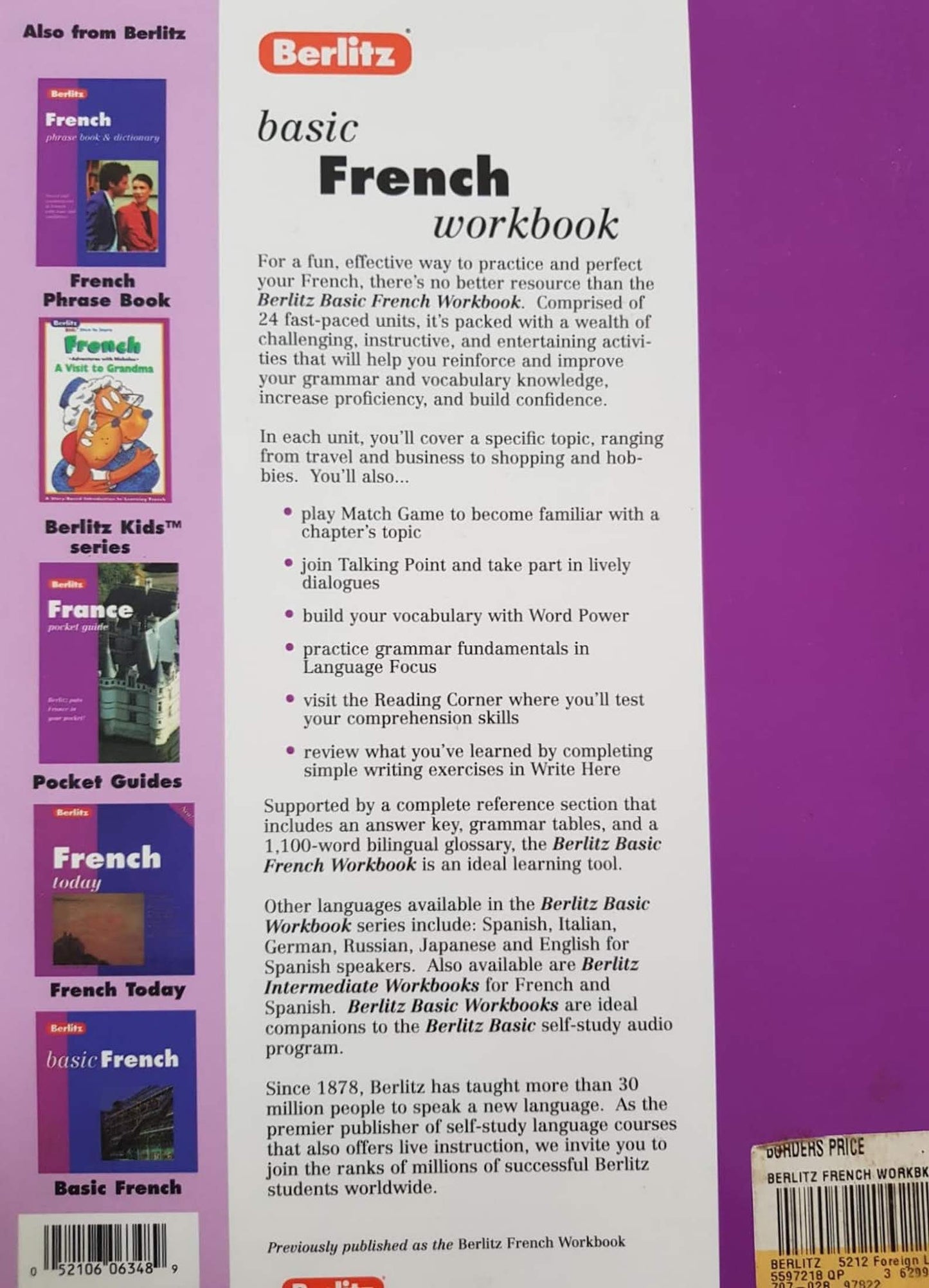 Basic French Workbook Like New Recuddles.ch (6259844645049)