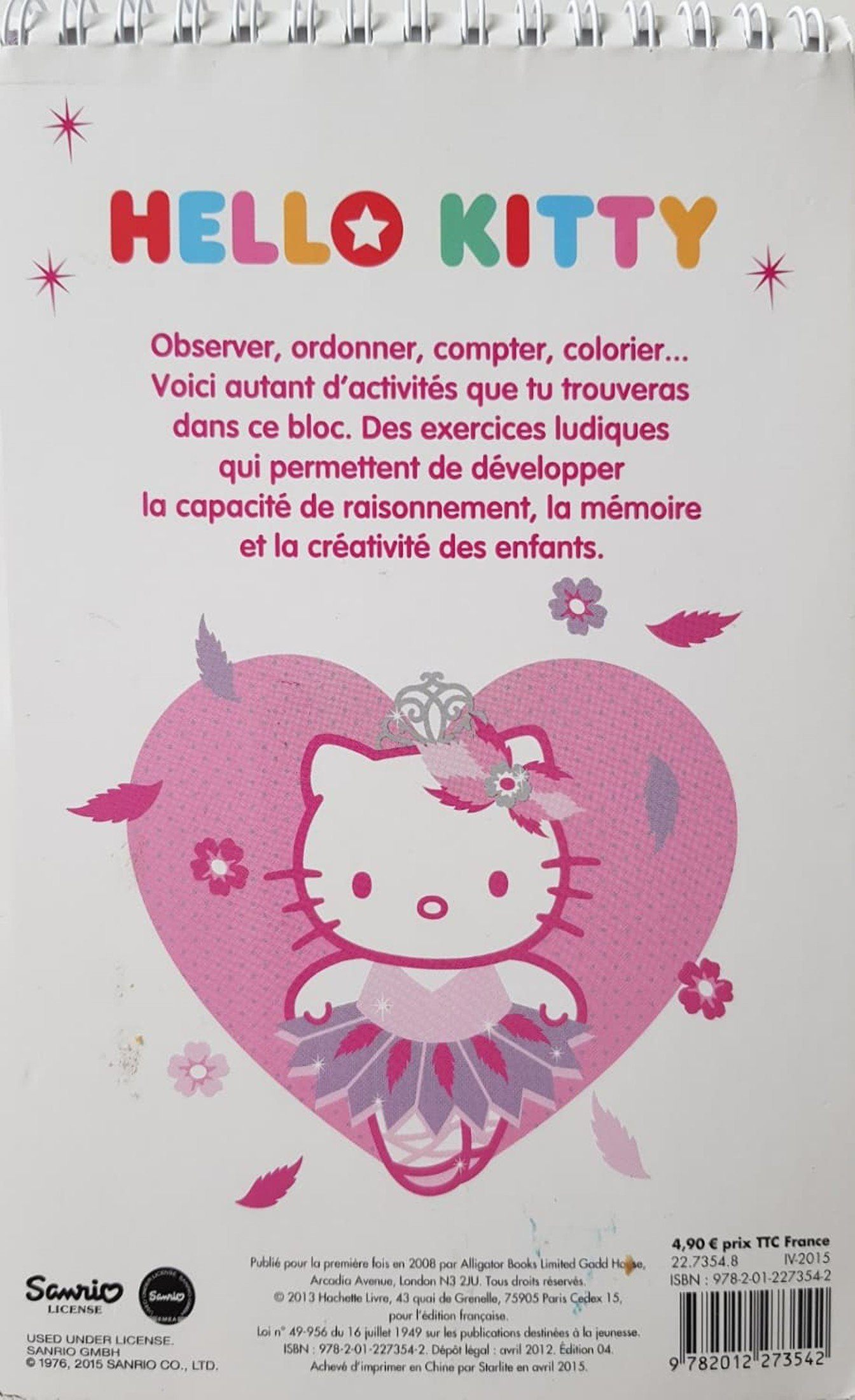 BLOC ACTIVITIES - HELLO KITTY Like New, 5+ Yrs Recuddles.ch (6591939674297)