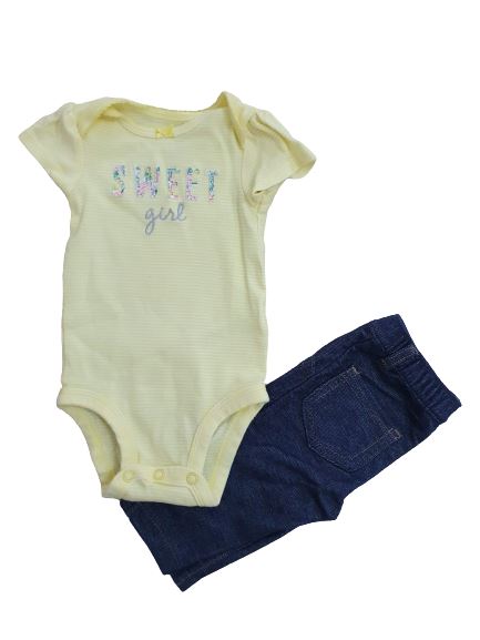 Bodysuit + Pant Carter's, 0-3 months Carter's (4608318865463)