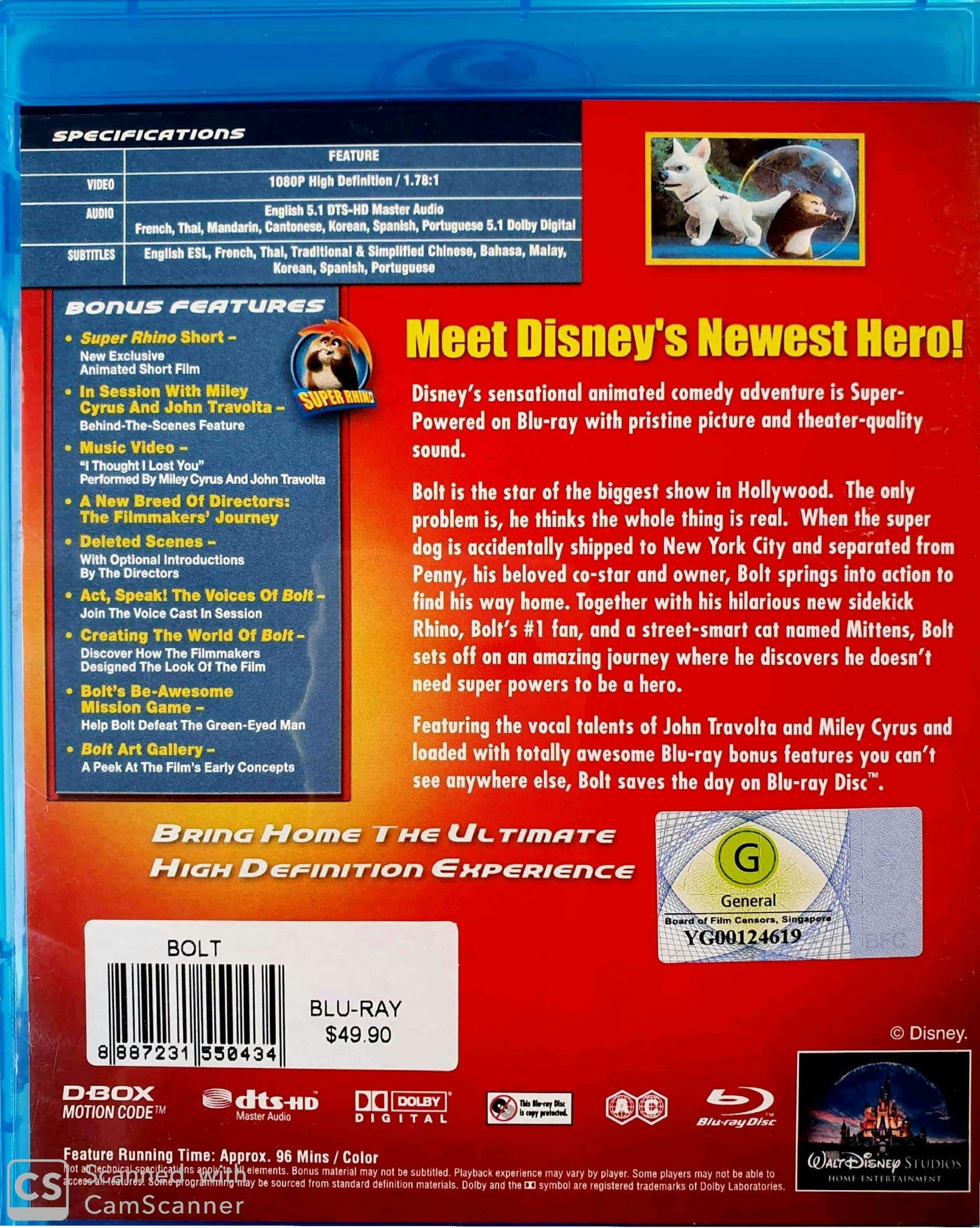 Bolt EN, FR Disney (4606740430903)