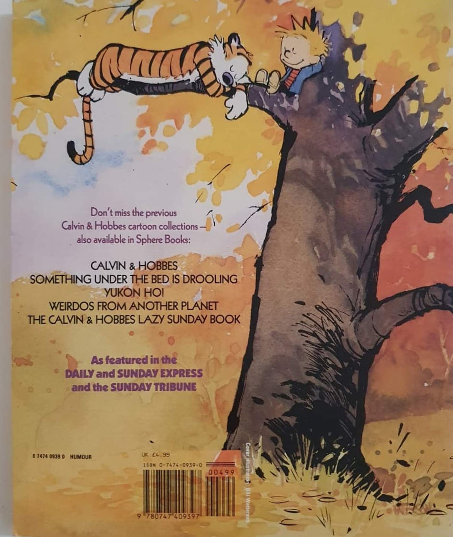 Calvin and Hobbes - The Revenge of The Baby-Sat Like New Recuddles.ch (6192907649209)