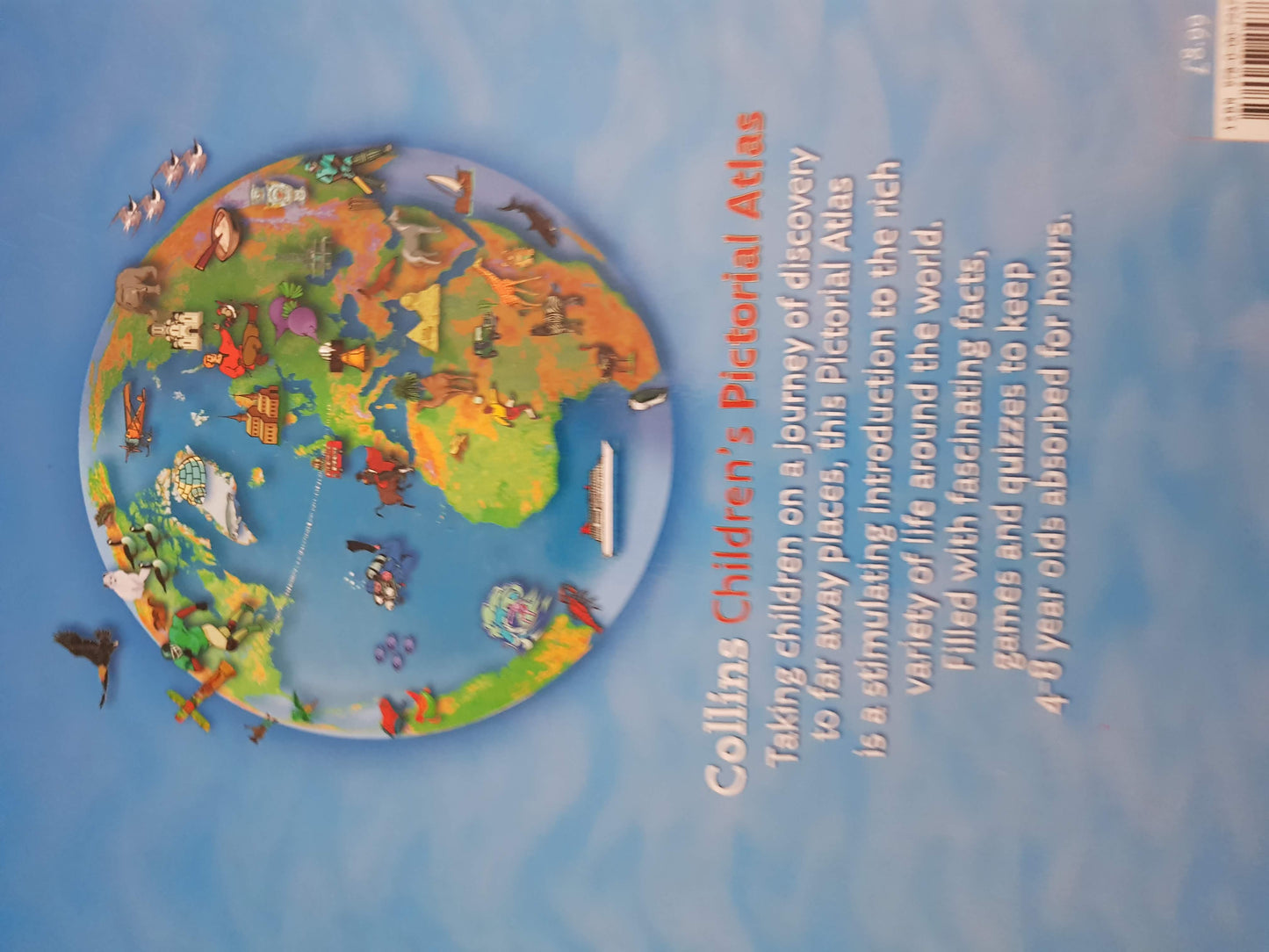 Children's Pictorial Atlas Like New,English Collins (6088029044921)