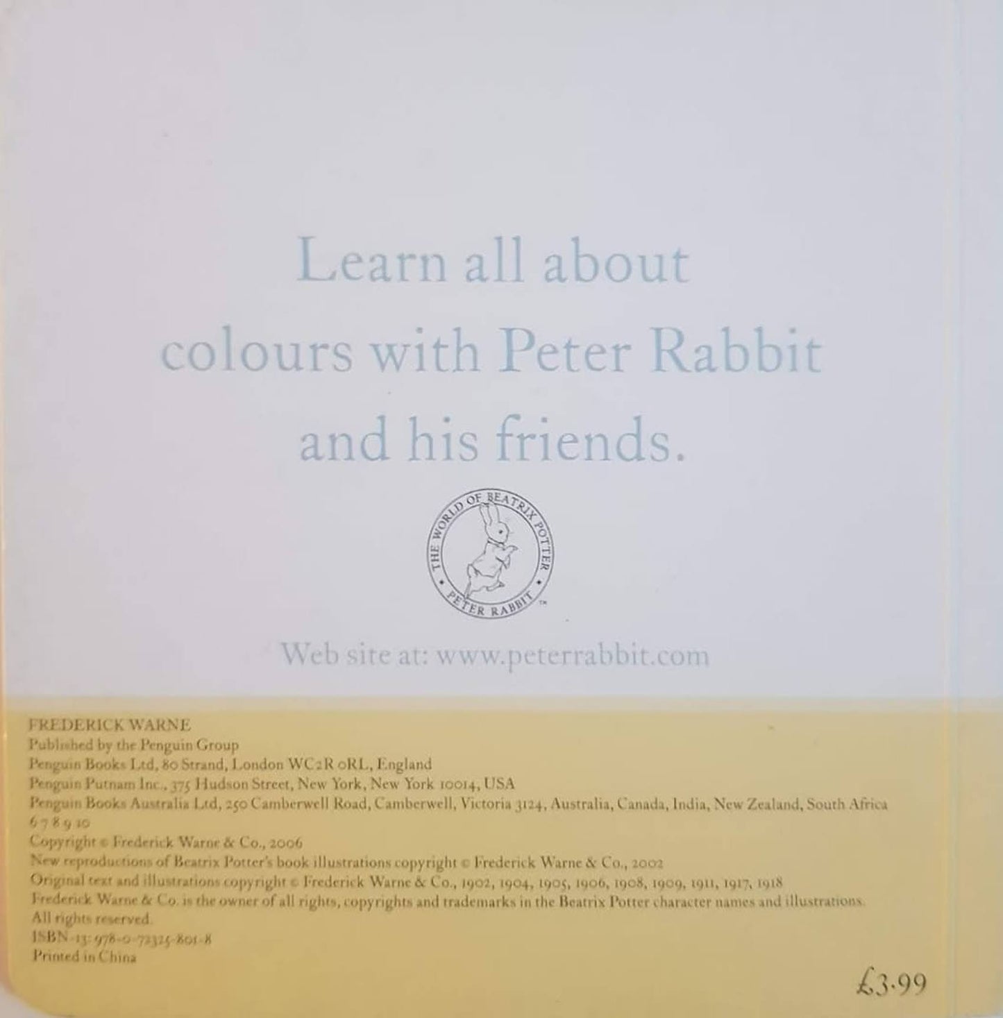 Colours with Peter Rabbit Like New Recuddles.ch (6228979417273)