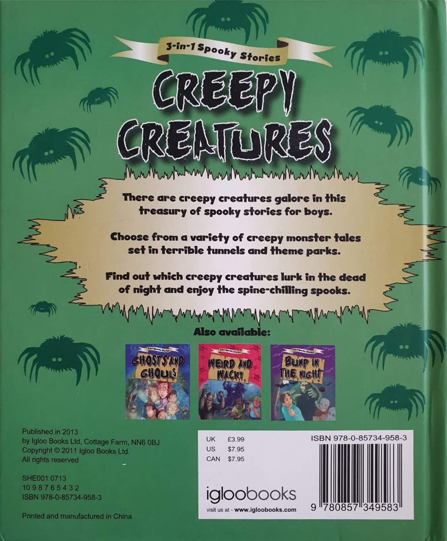 CREEPY CREATURES Like New Recuddles.ch (6087539884217)