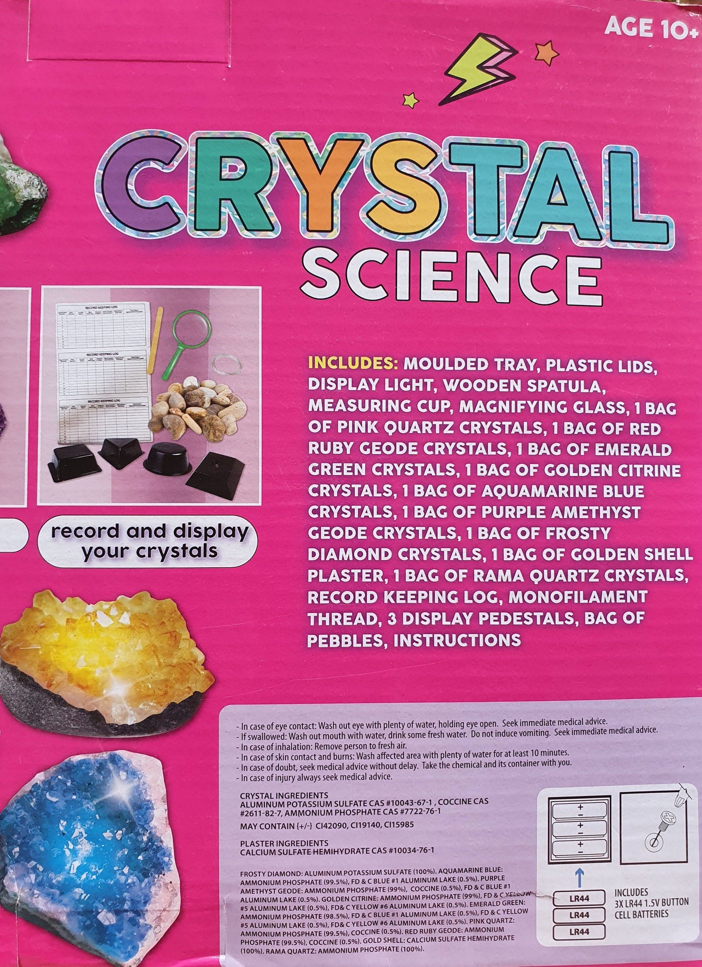 Crystal Science Like New, Age 10+ The Gift Box Project (7002532643001)