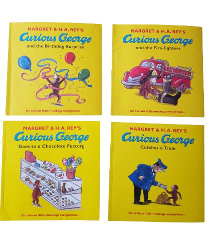 Curious George Set Like New , 4-7 Yrs ReCuddles (6287064465593)