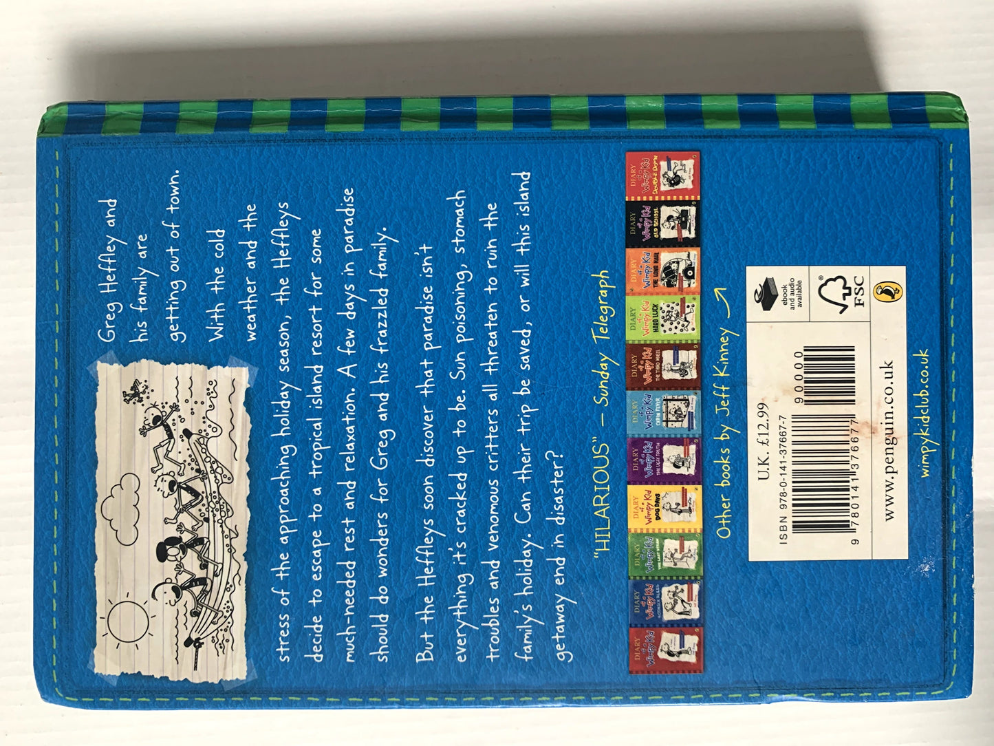 Diary of a wimpy kid the getaway Very Good,9+ yrs Not Applicable (7032189681849)