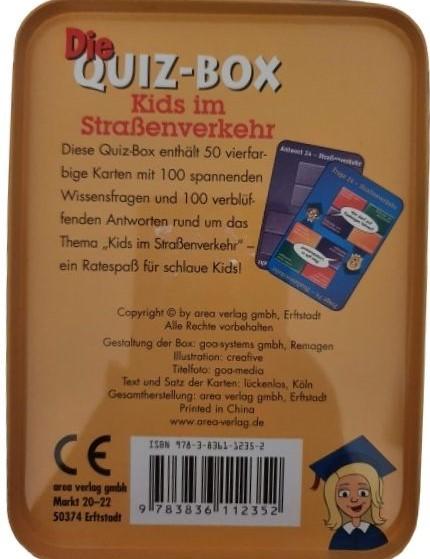 Die Quiz-Box Kids im Strabenverkehr Like New Not Applicable (4627675578423)