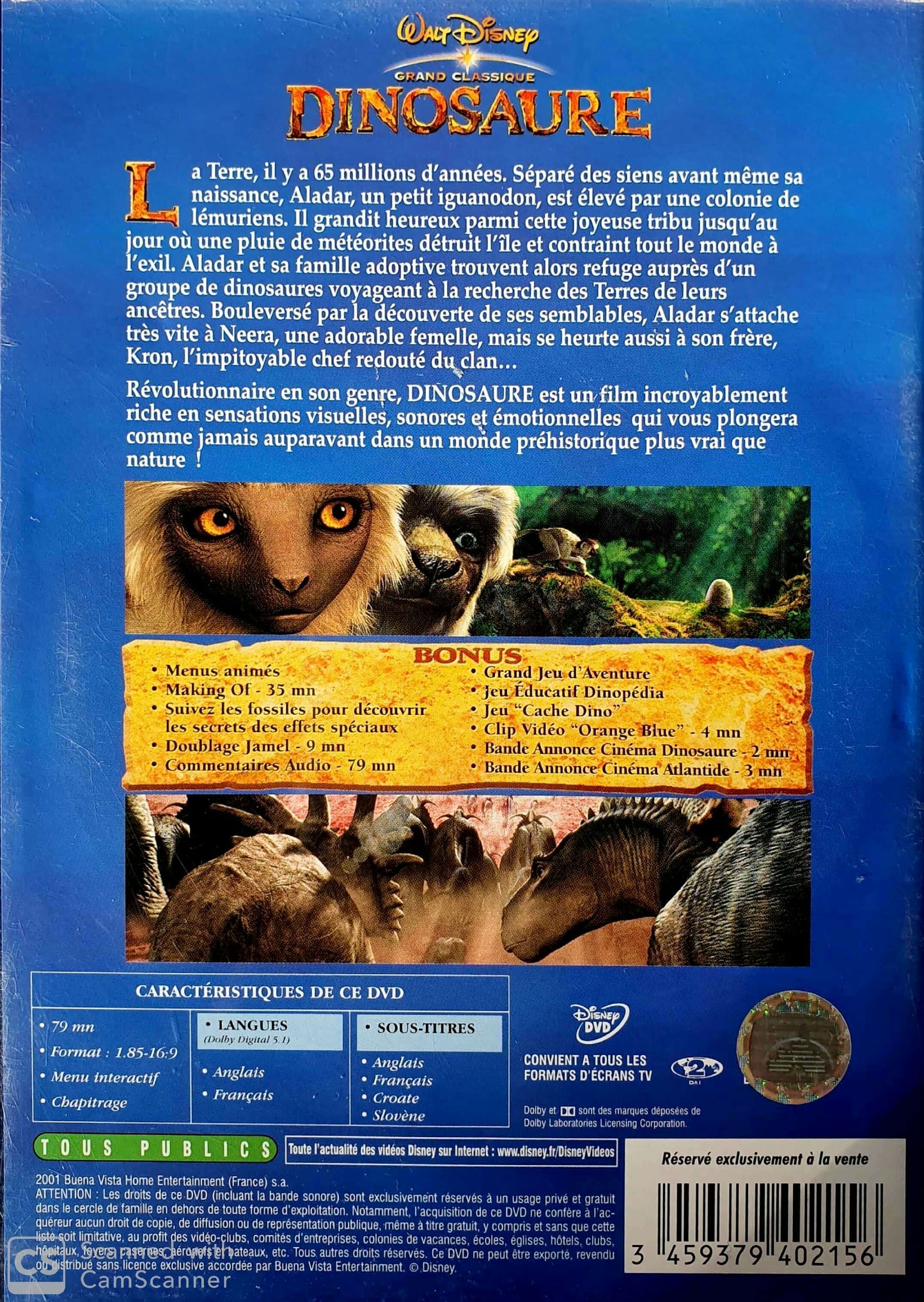 Dinosaure EN, FR Disney (4606740856887)