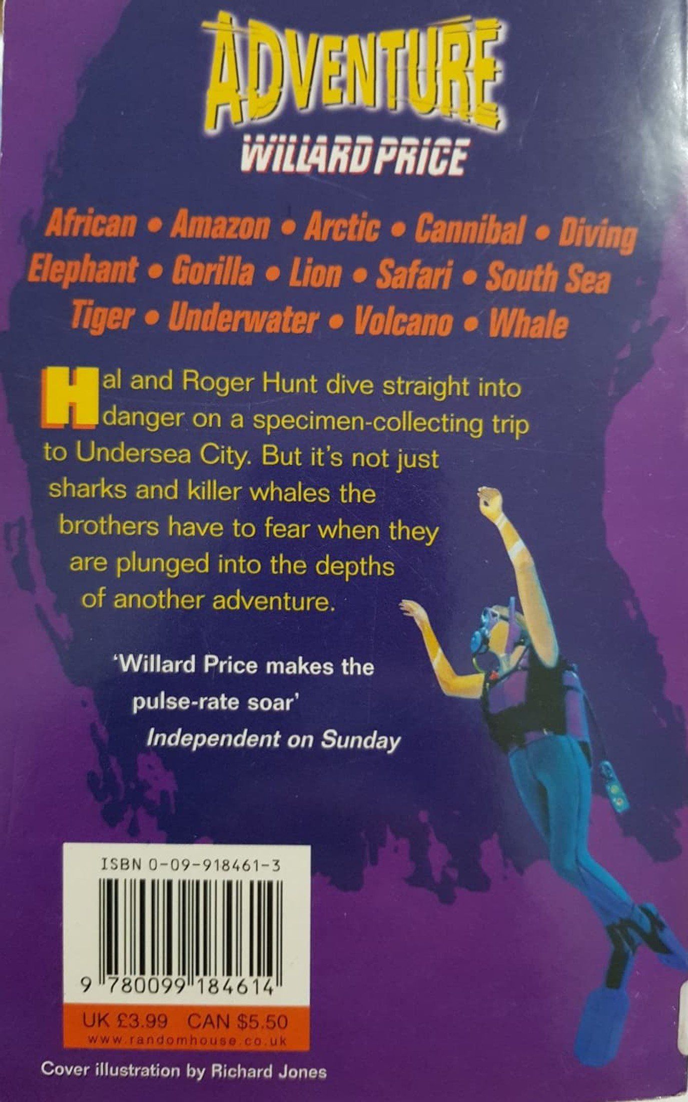 Diving Adventure (Red Fox older fiction) Very Good, 9+ Yrs Recuddles.ch (6706330665145)