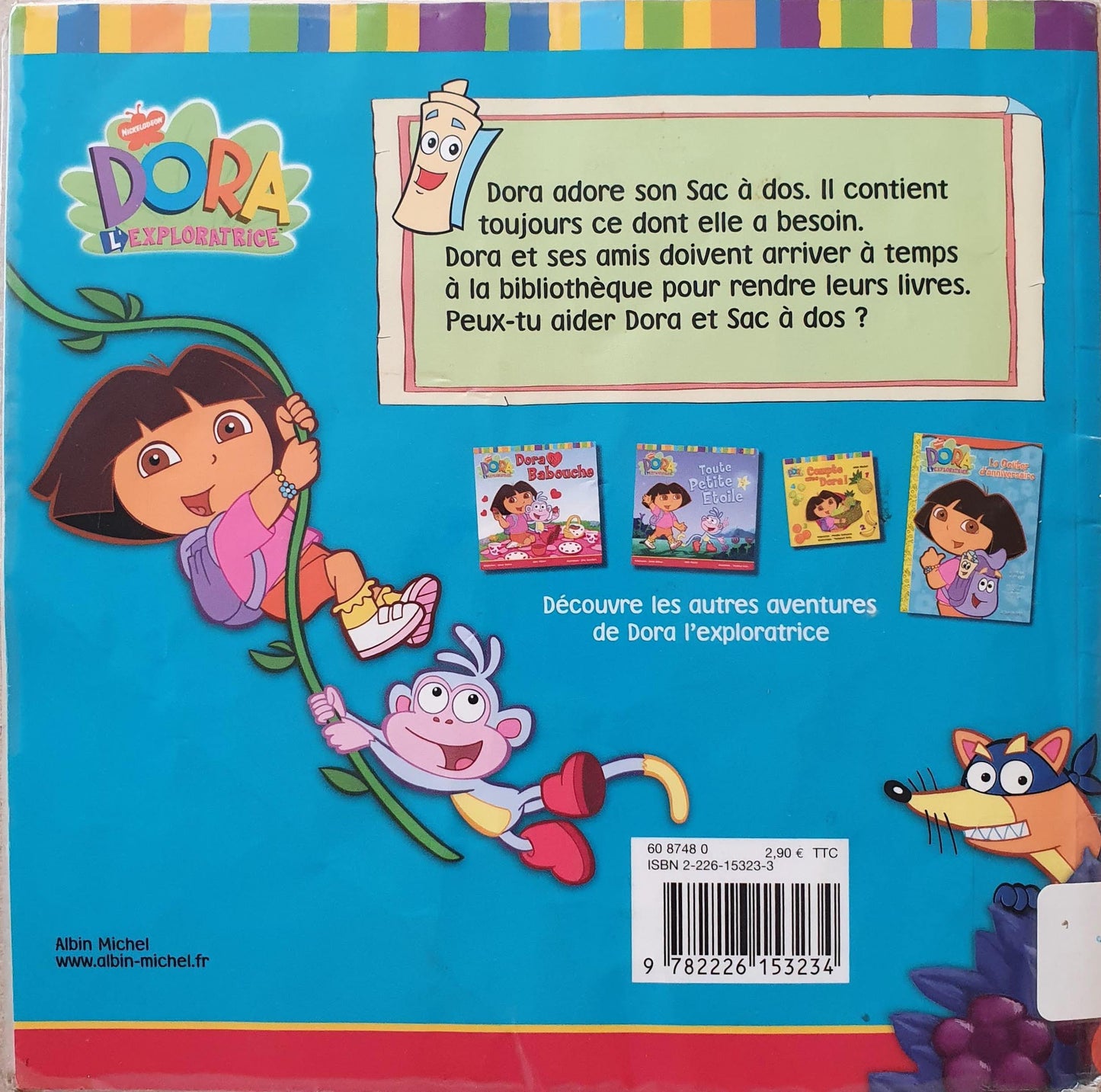 Dora et son Sac à dos Well Read, 3-6 yrs Recuddles.ch (6688598196409)