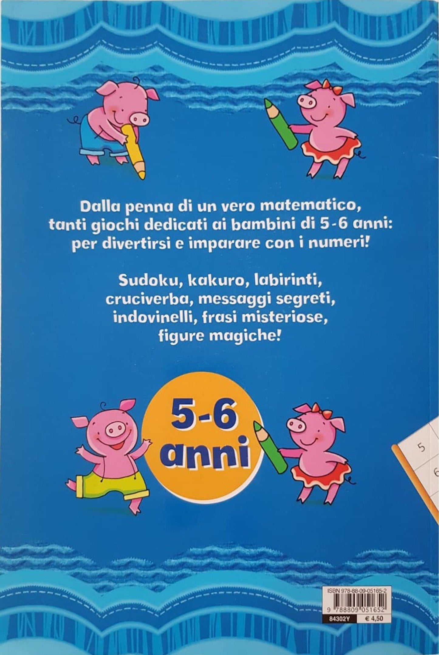 ENIGMISTICA doc. La Matematica diventa un GIOCO Like New, 5-6 Yrs Olga (6582235529401)