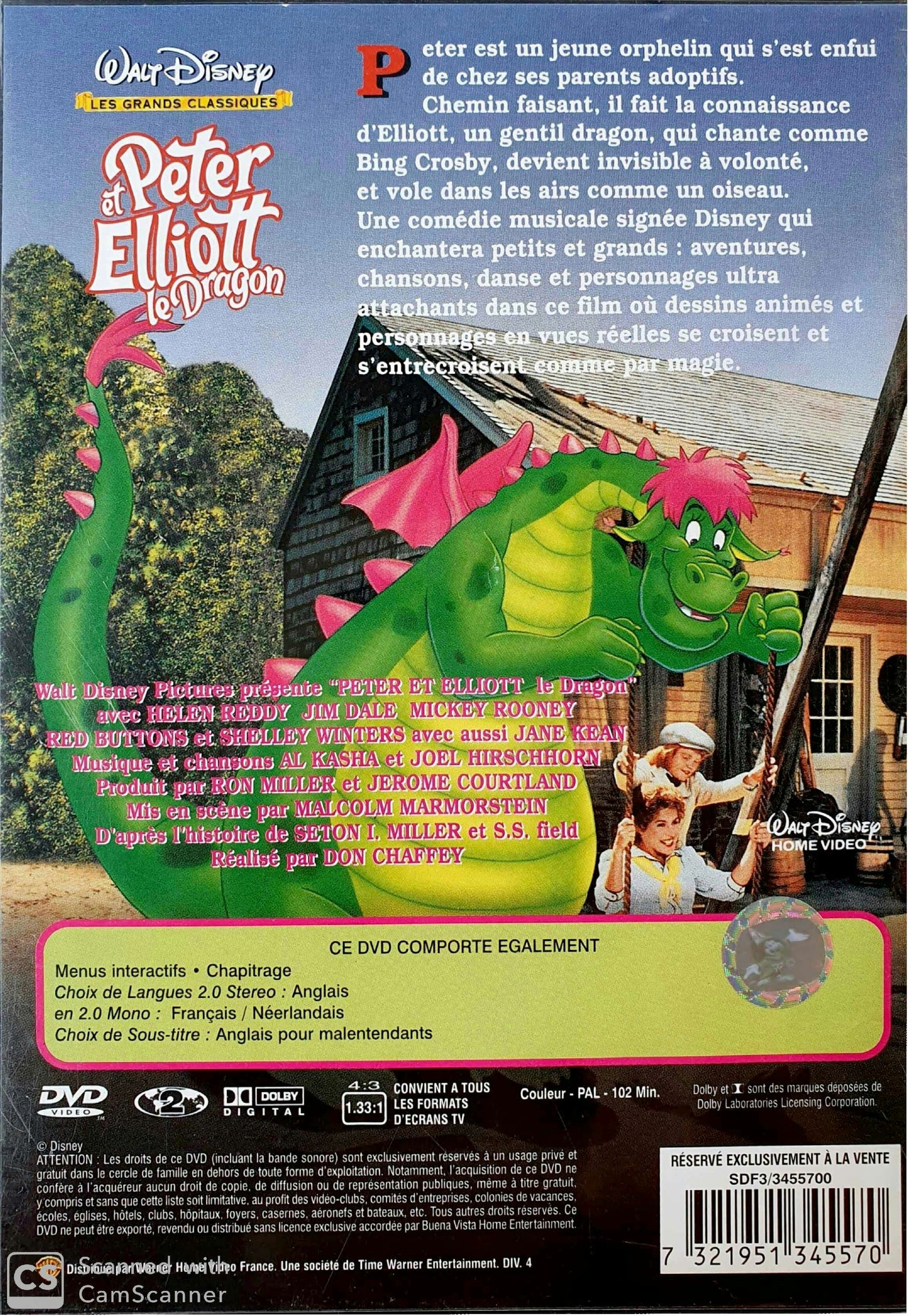 Et Peter Elliot le Dragon EN, FR Disney (4606740070455)