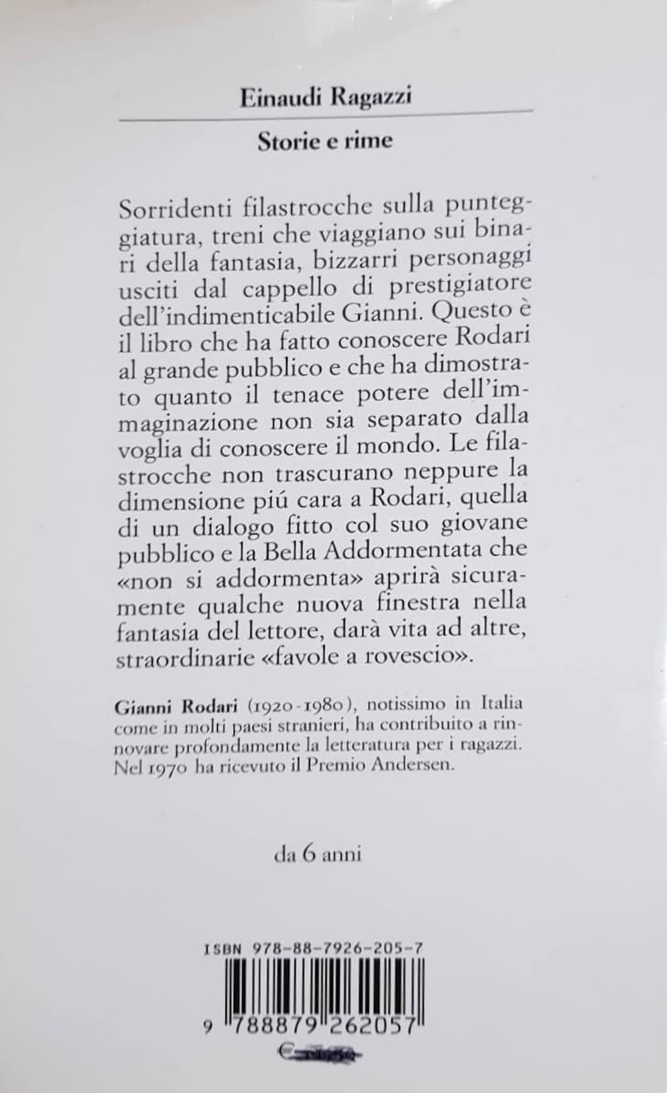 FILASTROCCHE IN CIELO E IN TERRA Like New, 6+ Yrs Olga (6615518380217)