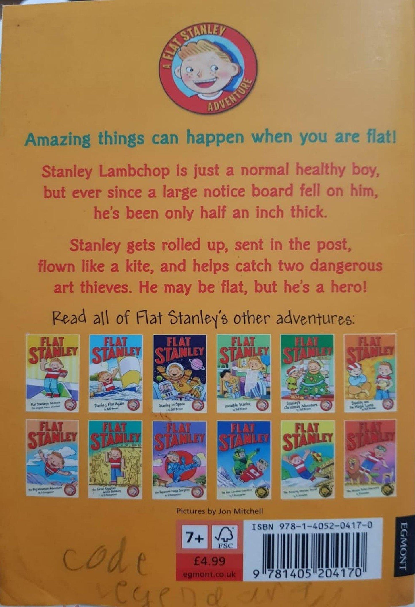 FLAT STANLEY Like New, 6-8 Yrs Recuddles.ch (6706330632377)