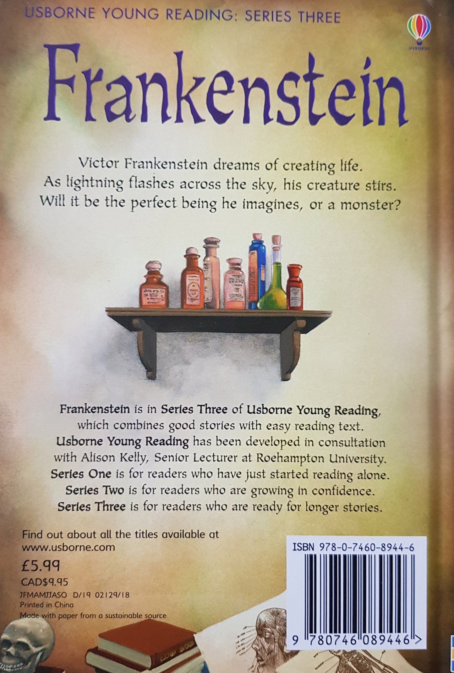 Frankenstein New Usborne (6292955300025)