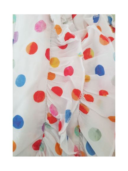 Frill polka dot dress Oilily,24 months (86 cm) Oilily (4612026794039)