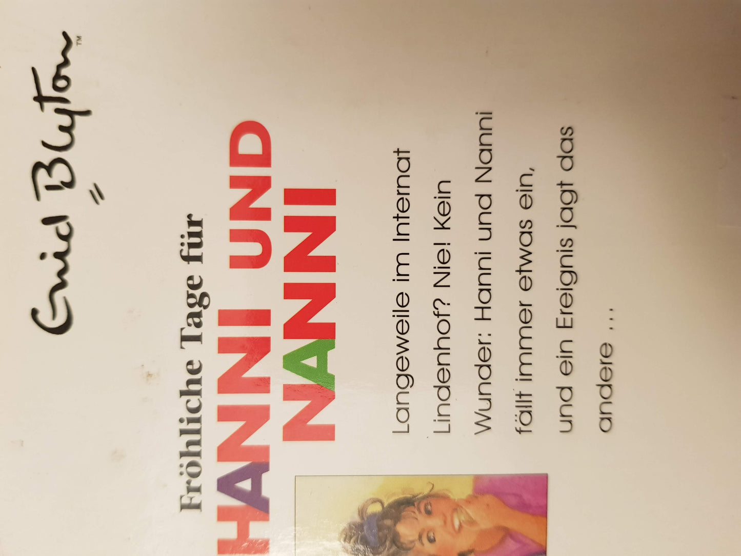 Fröhliche Tage Für Hanni und Nanni Like New Enid Blyton (4617713614903)