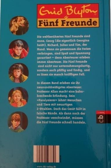 Fünf Freunde und die gefährliche Erfindung Like New Enid Blyton (4627979665463)