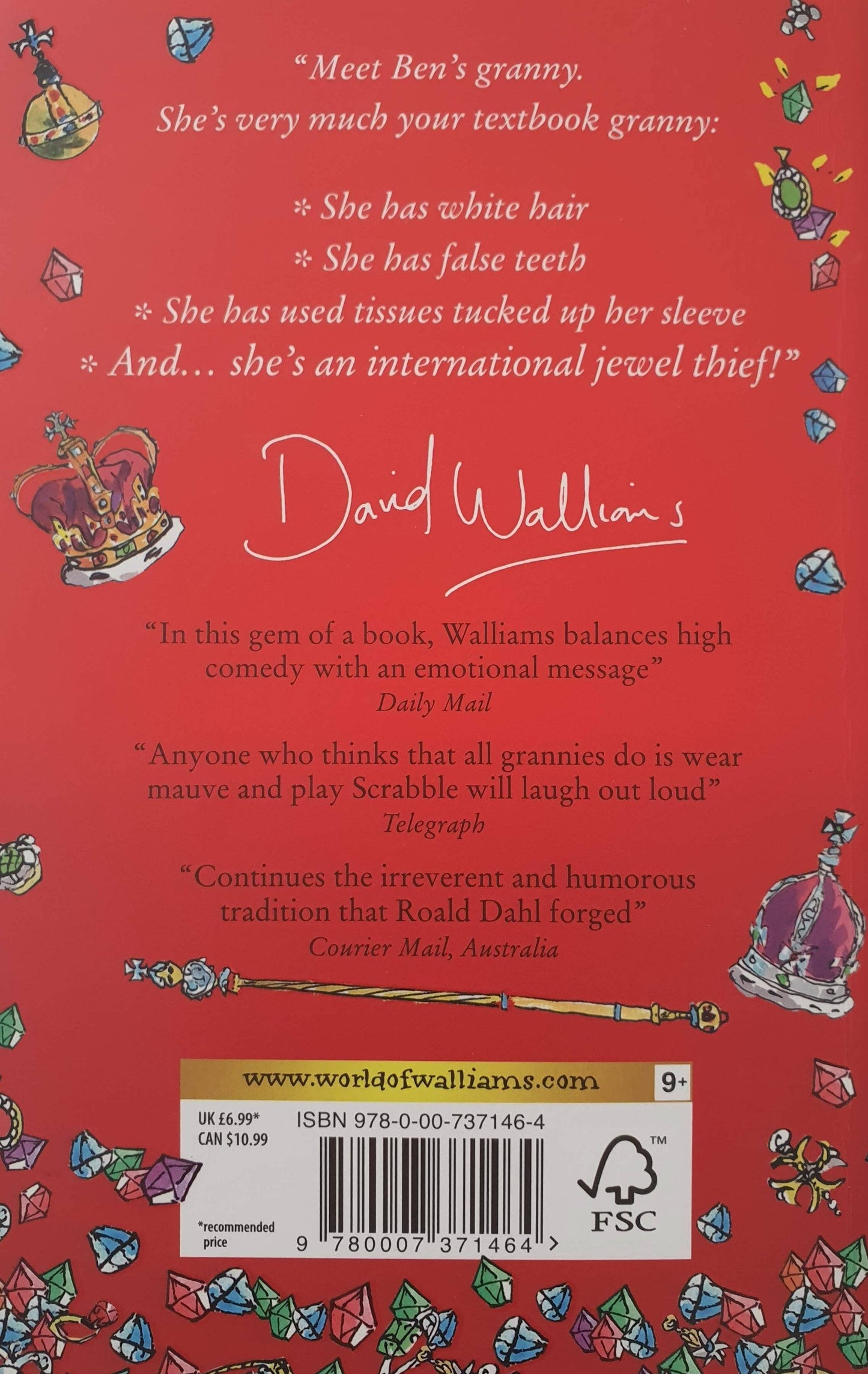 Gangsta Granny Like New, 9+ years David Walliams (6657924530361)