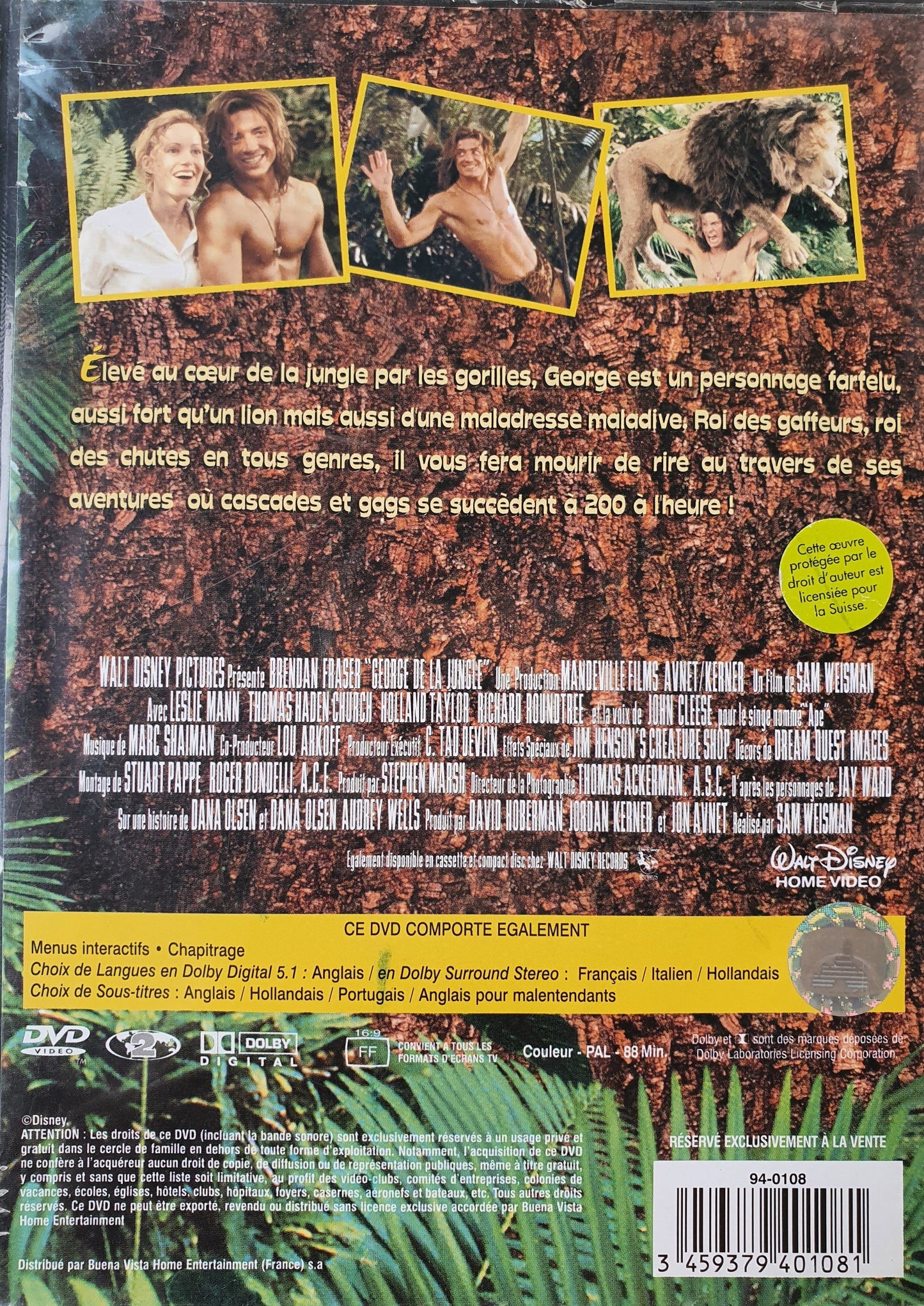 George De La Jungle EN, FR, IT Not Applicable (4601804750903)