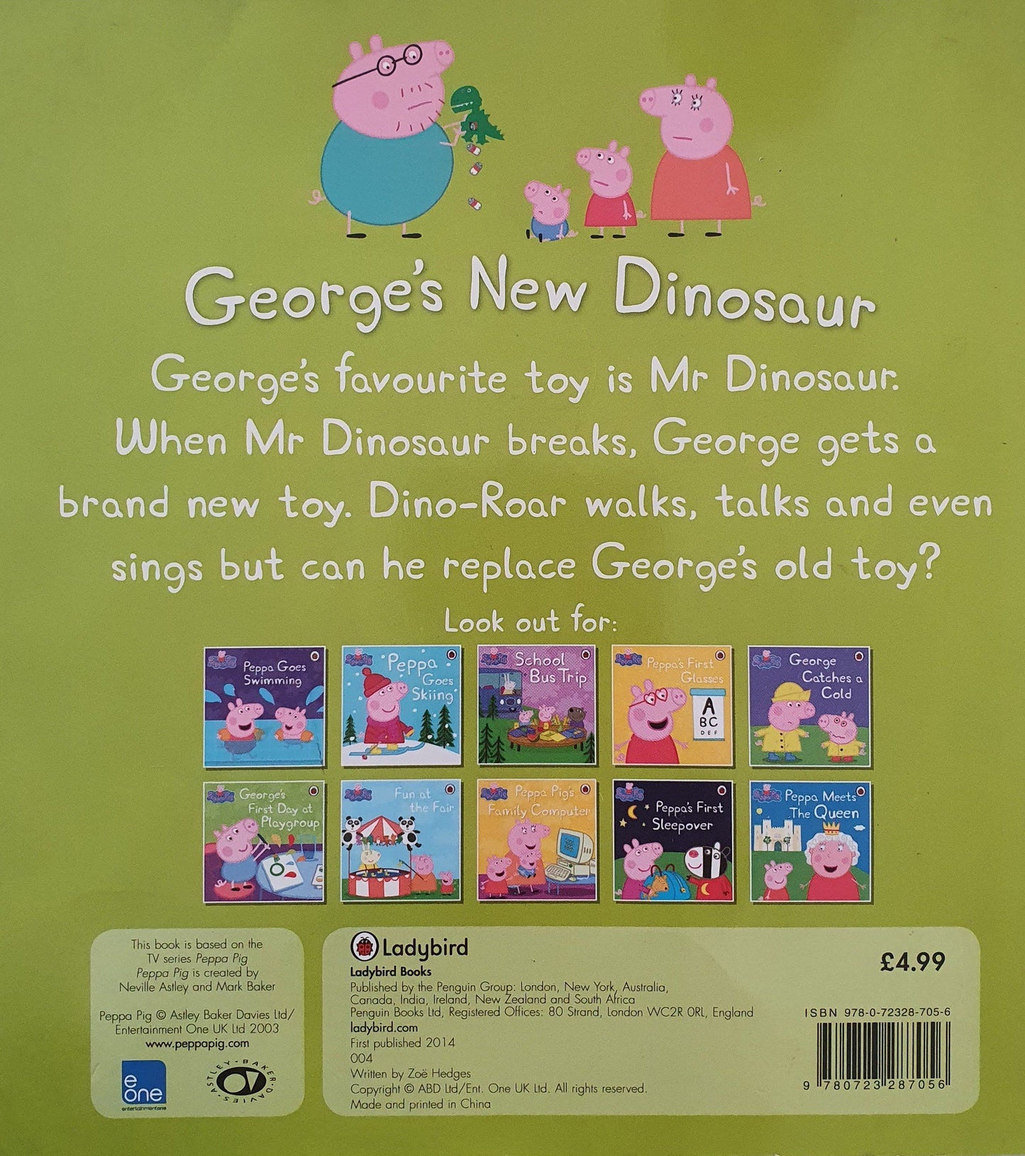 George's New Dinosaur Like New Peppa Pig (6650800603321)
