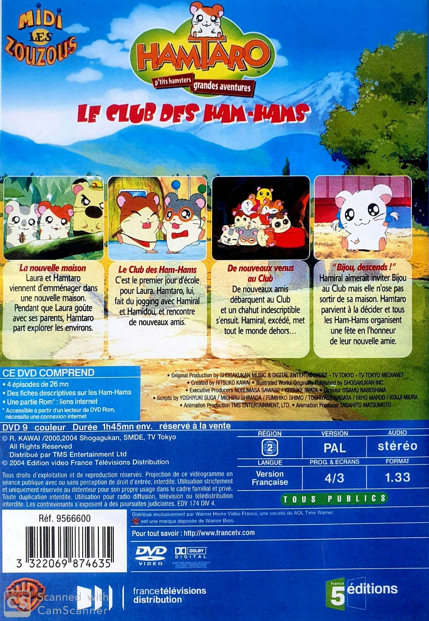 Hamtaro EN, FR ReCuddles (4606741250103)