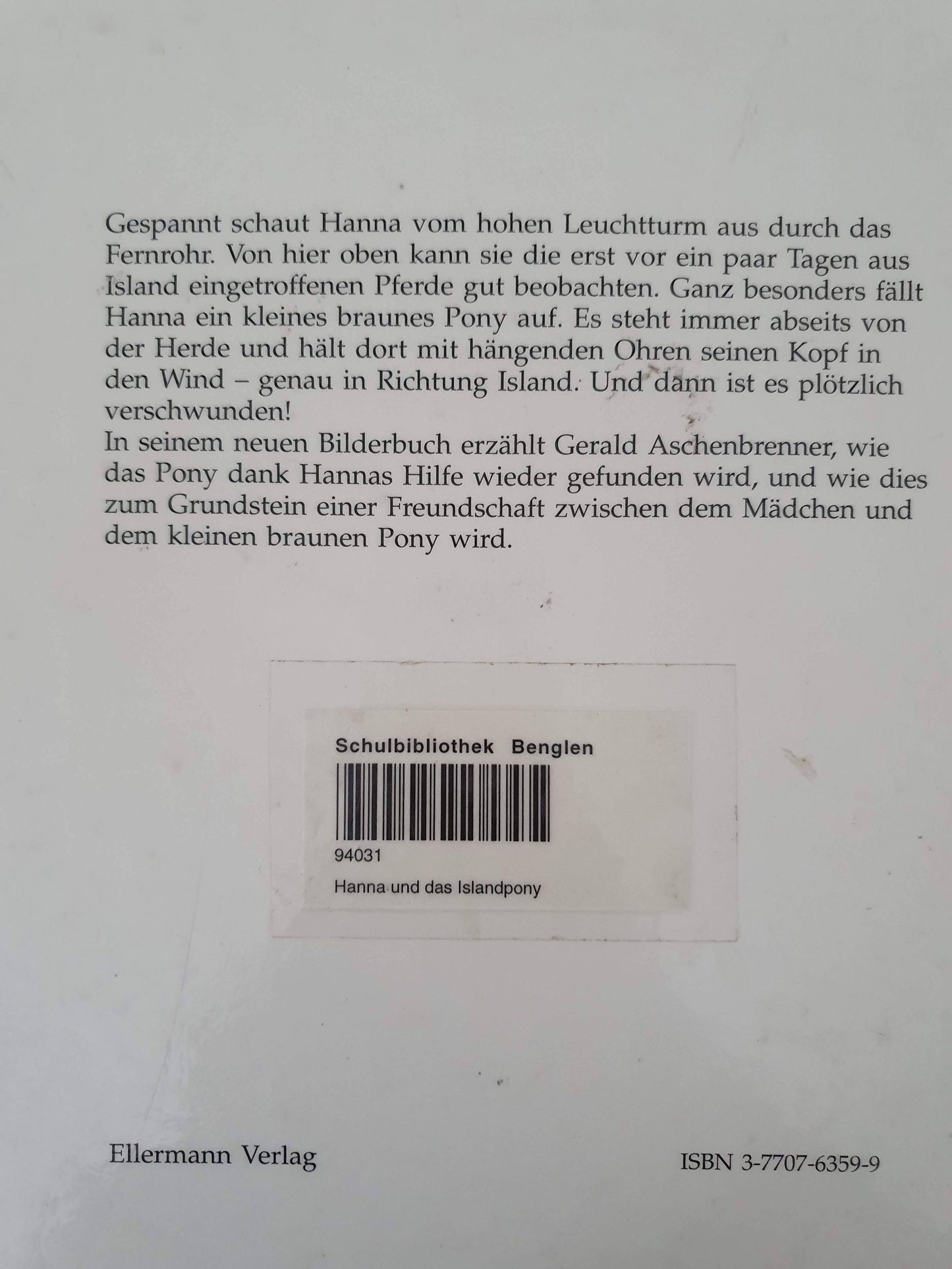 Hanna und das Islandpony Very Good Not Applicable (4607836782647)