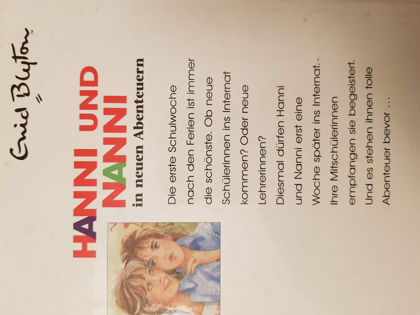 Hanni und Nanni In Neuen Abenteuern Like New Enid Blyton (4617713582135)