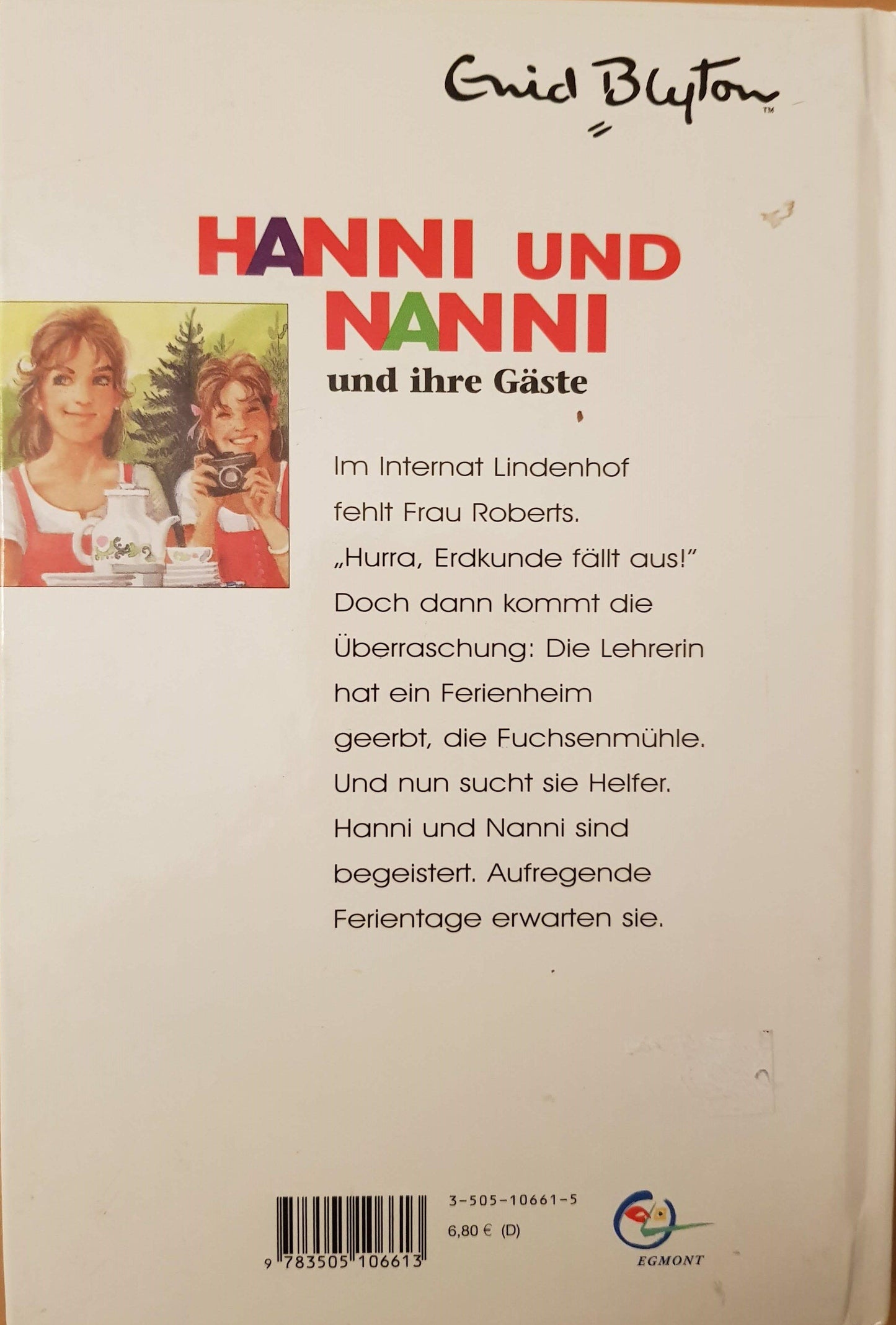 Hanni und Nanni und ihre Gäste Like New Enid Blyton (4617713745975)