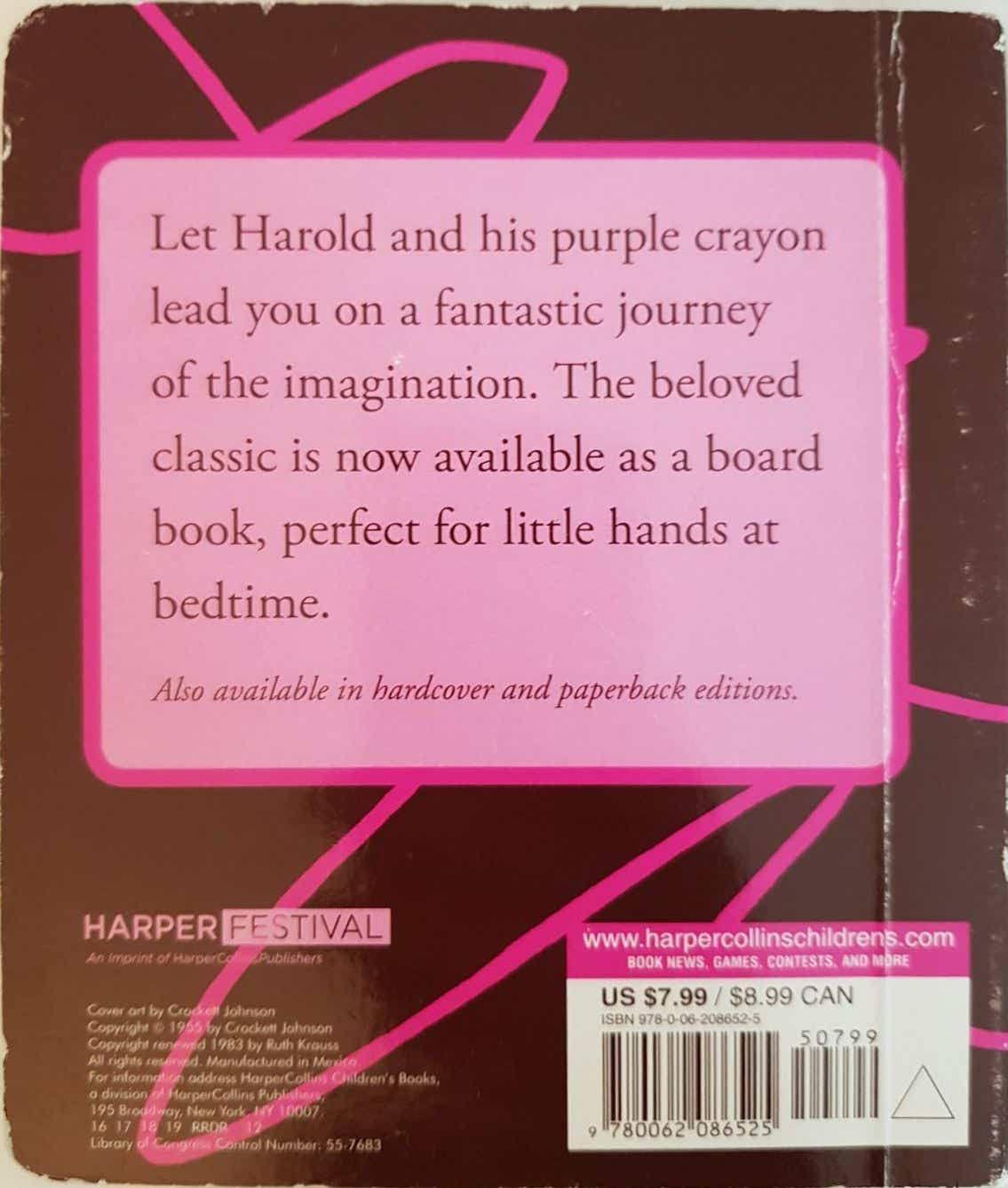 Harold and the Purple Crayon Very Good Not Appicable (4619394744375)