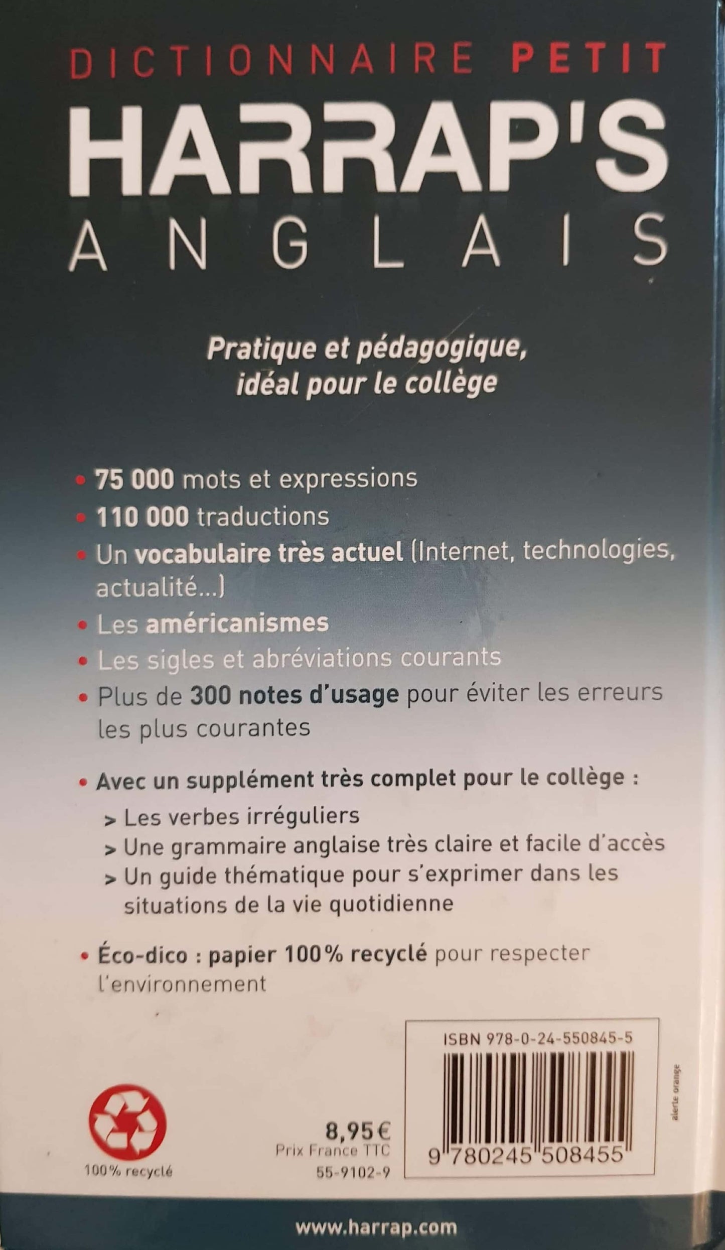 Harrapa's Anglais Like New Not Appicable (4619394351159)