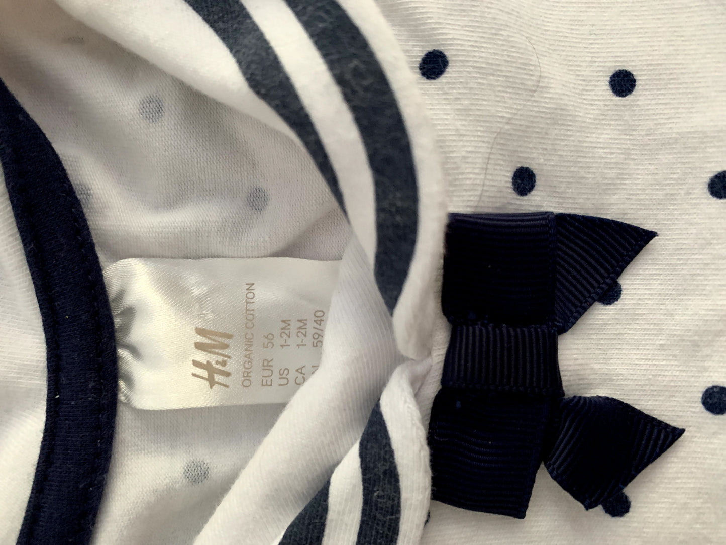 H&M Like New, 56cm, 1-2 months H&M (6985255911609)