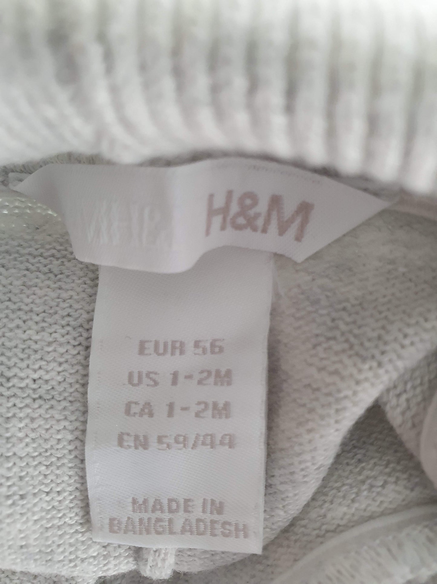 H&M Like New,56 cm , 1-2 months H&M (6985112780985)