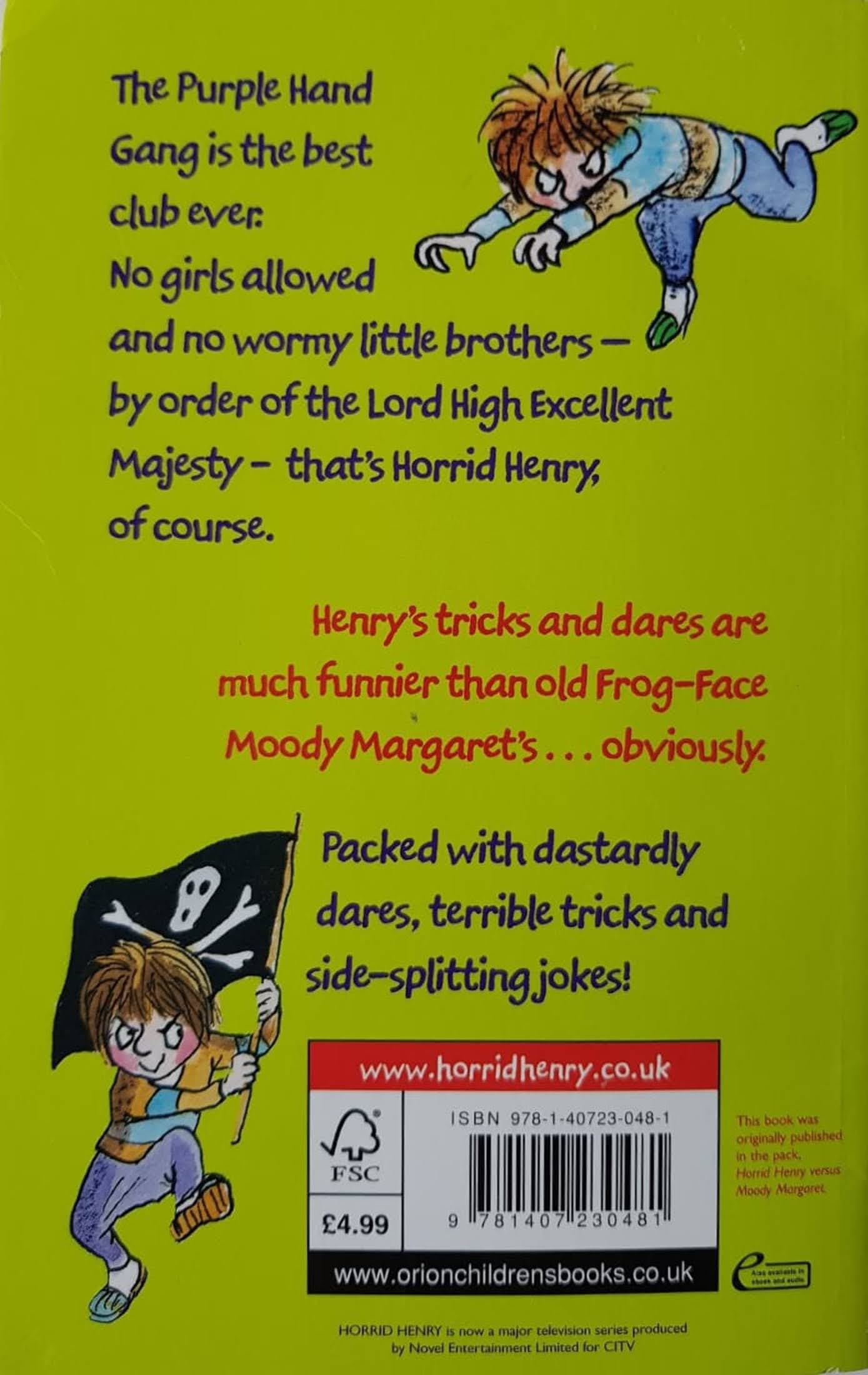 Horrid Henry Double Dare Like New, 10-12 Yrs Horrid Henry (6557552738489)