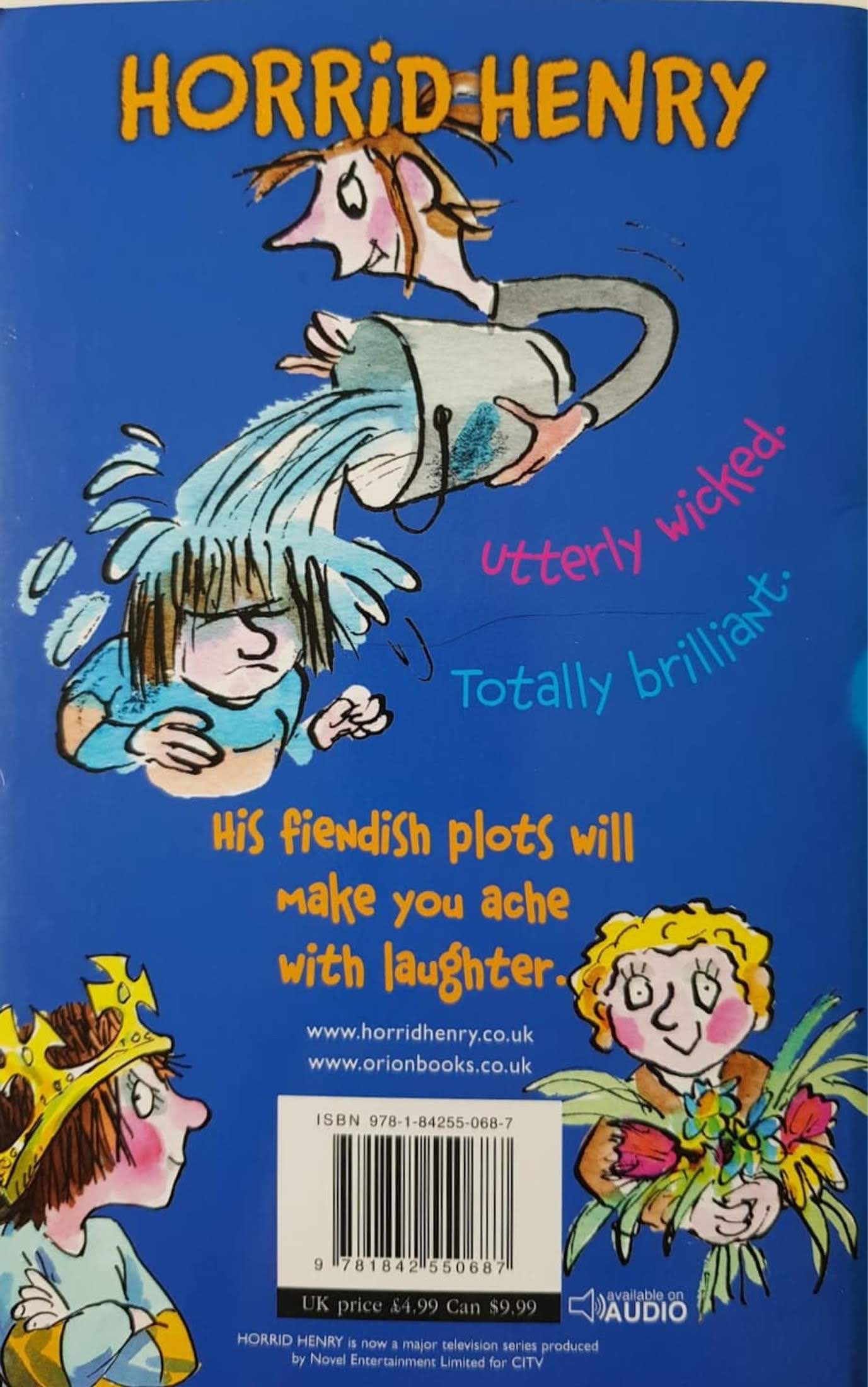Horrid Henry Meets the Queen Like New, 9-11 Yrs Horrid Henry (6557552836793)